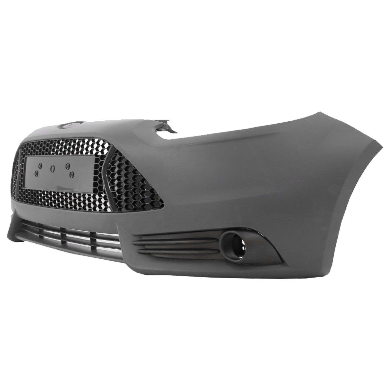 Fits For 2013 2014 Ford Focus St Front Bumper Cover with Grills Assembly