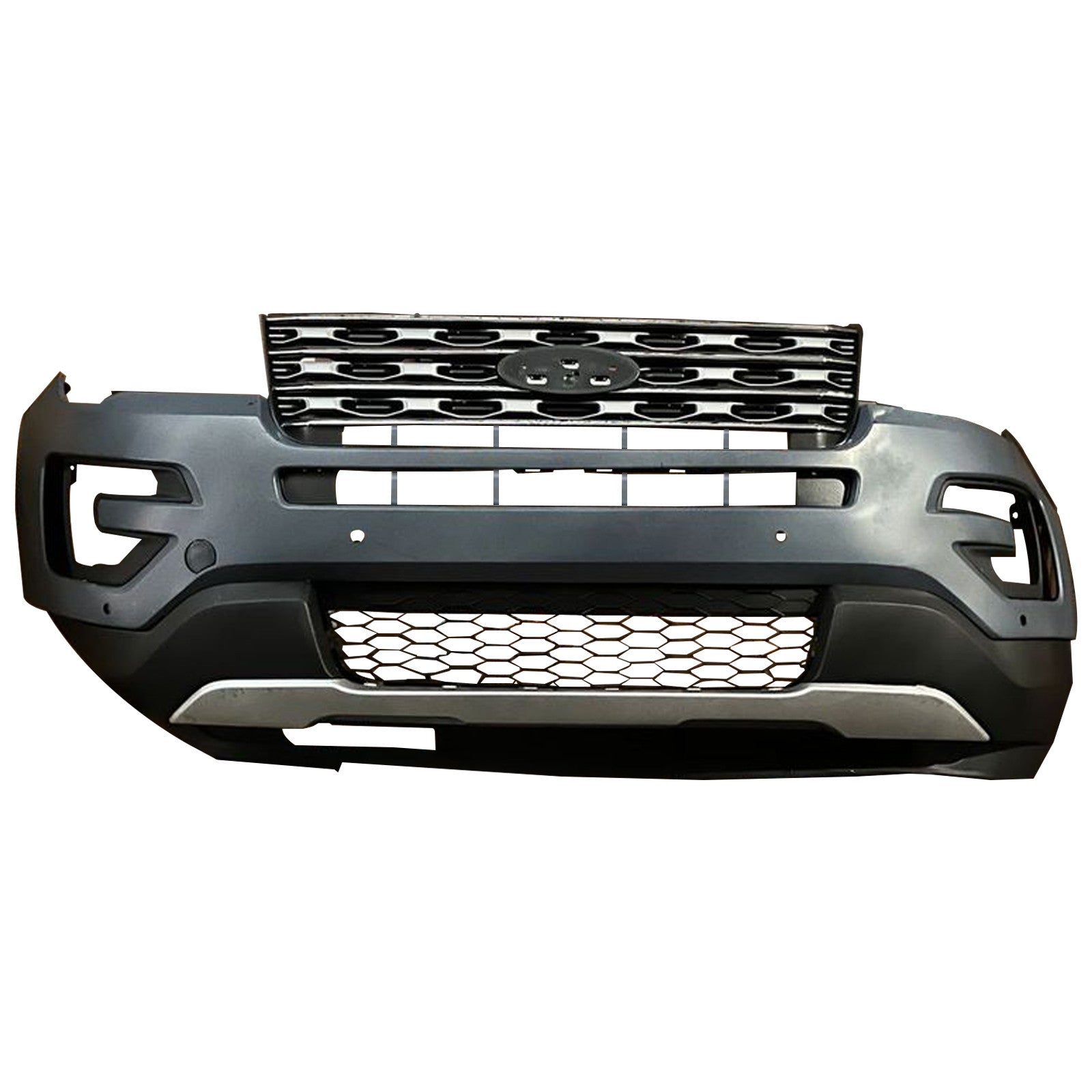 For 2016 2017 Ford Explorer Front Bumper Cover with Grills Assembly