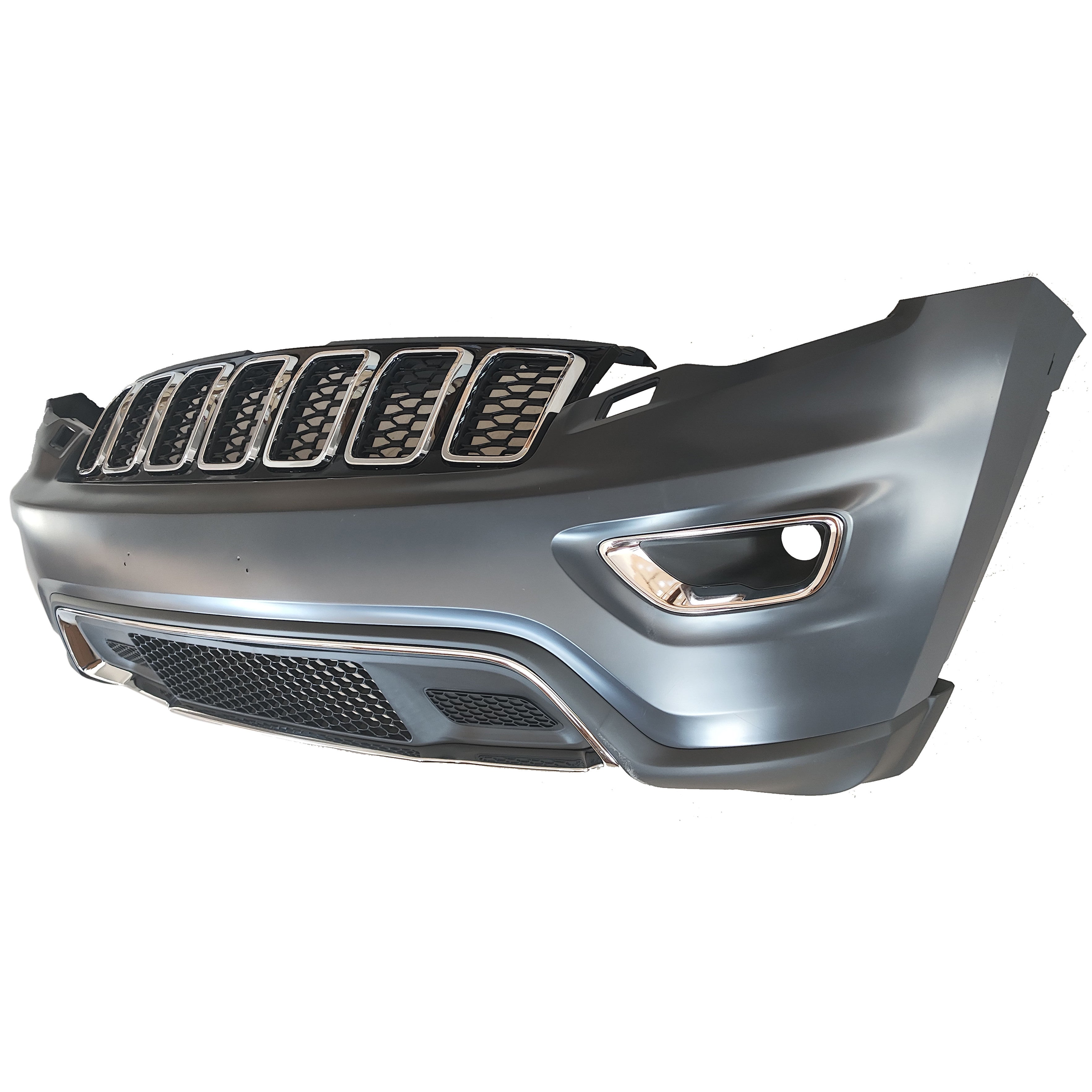 For 2017 2018 2019 2020 Jeep Grand Cherokee Front Complete Bumper Grille Assembly