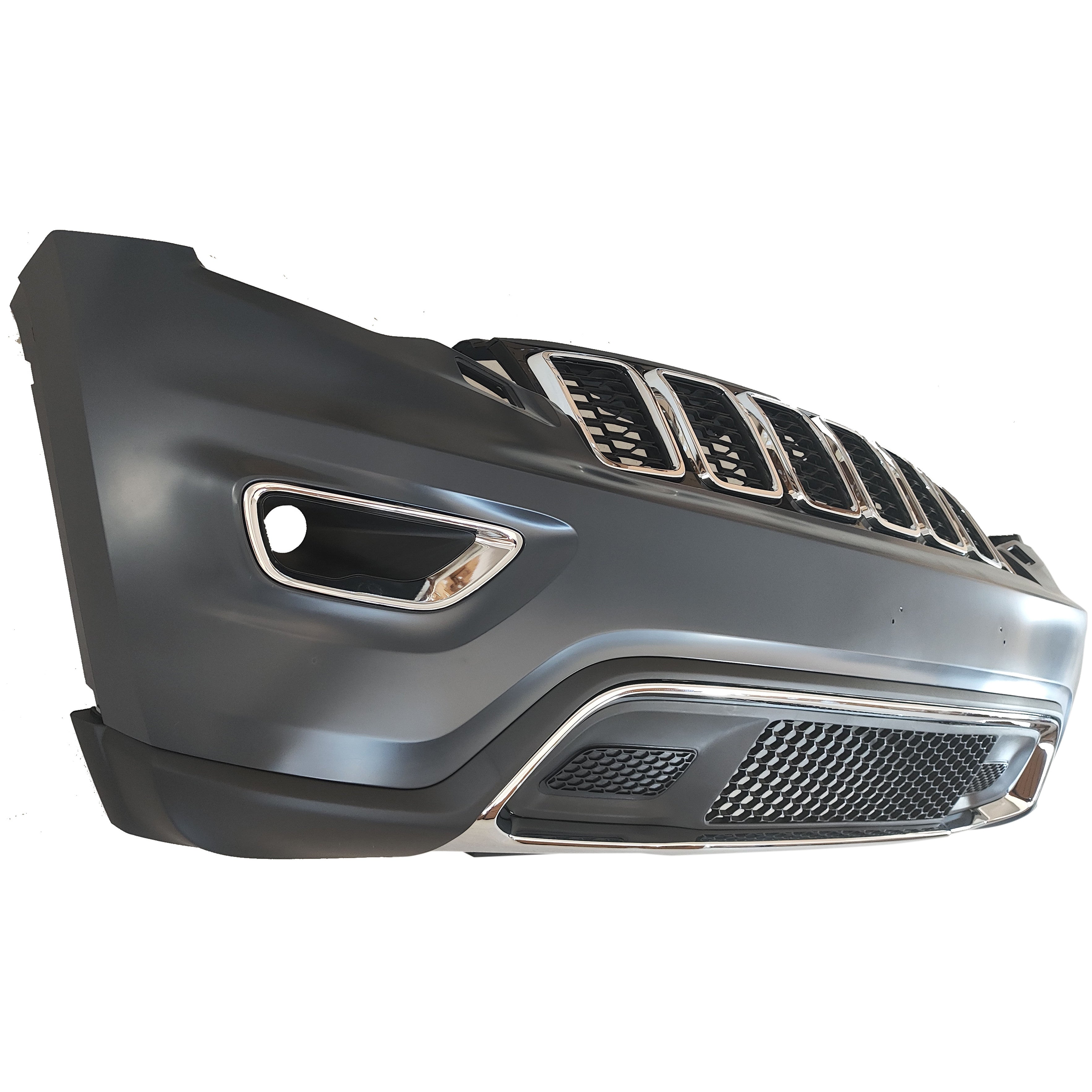 For 2017 2018 2019 2020 Jeep Grand Cherokee Front Complete Bumper Grille Assembly