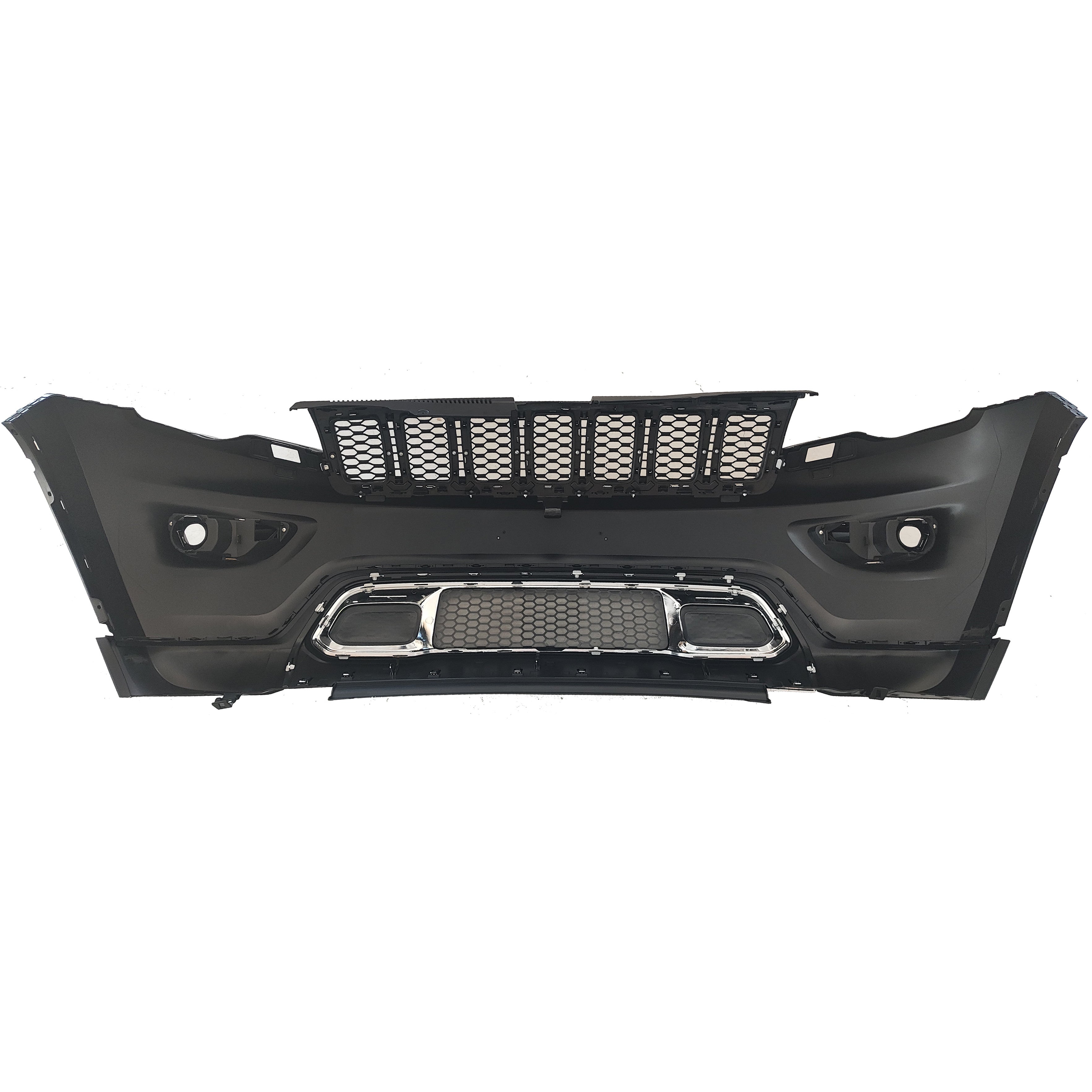 For 2017 2018 2019 2020 Jeep Grand Cherokee Front Complete Bumper Grille Assembly