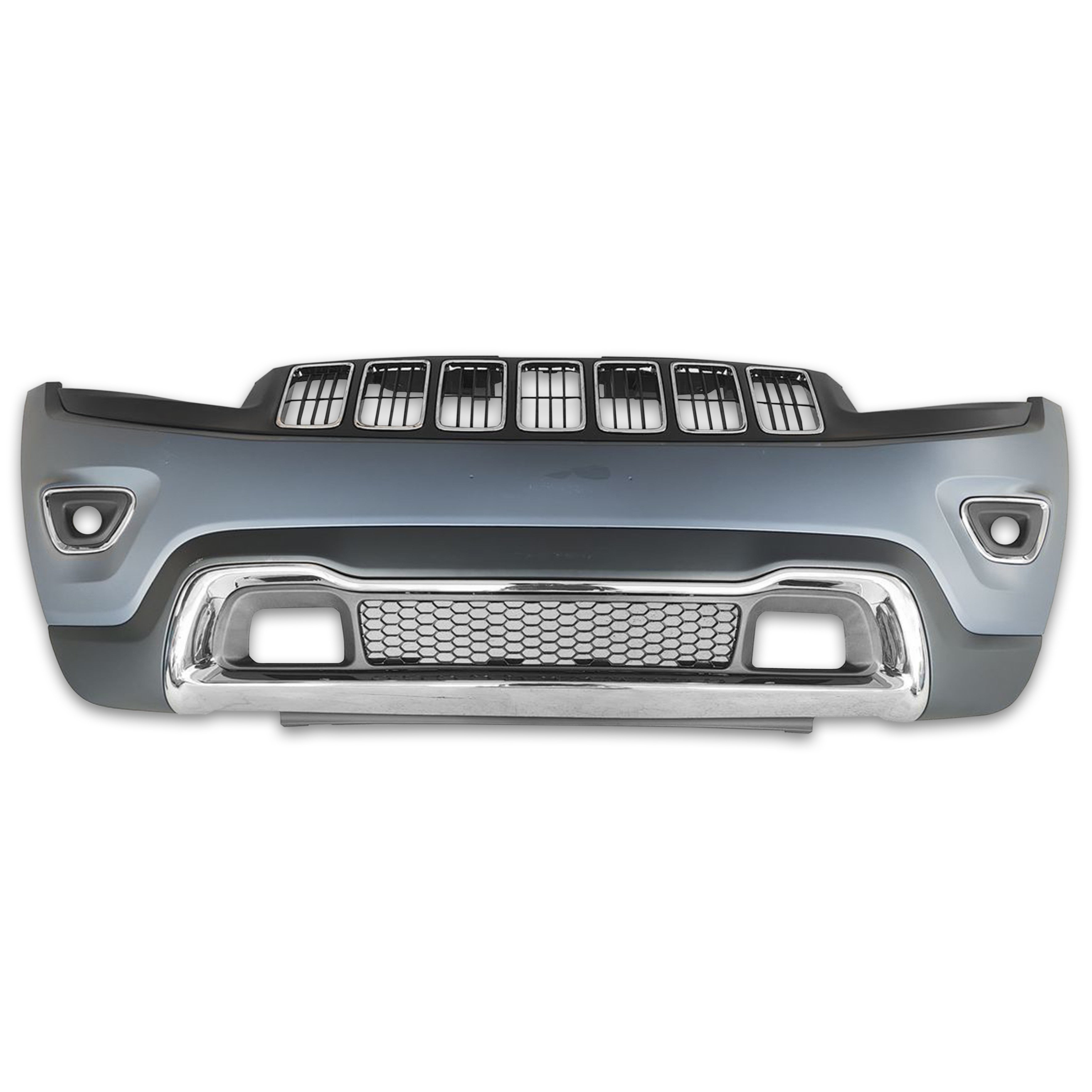 For 2014 2015 2016 Jeep Grand Cherokee Front Bumper Grille Cover Set Assembly