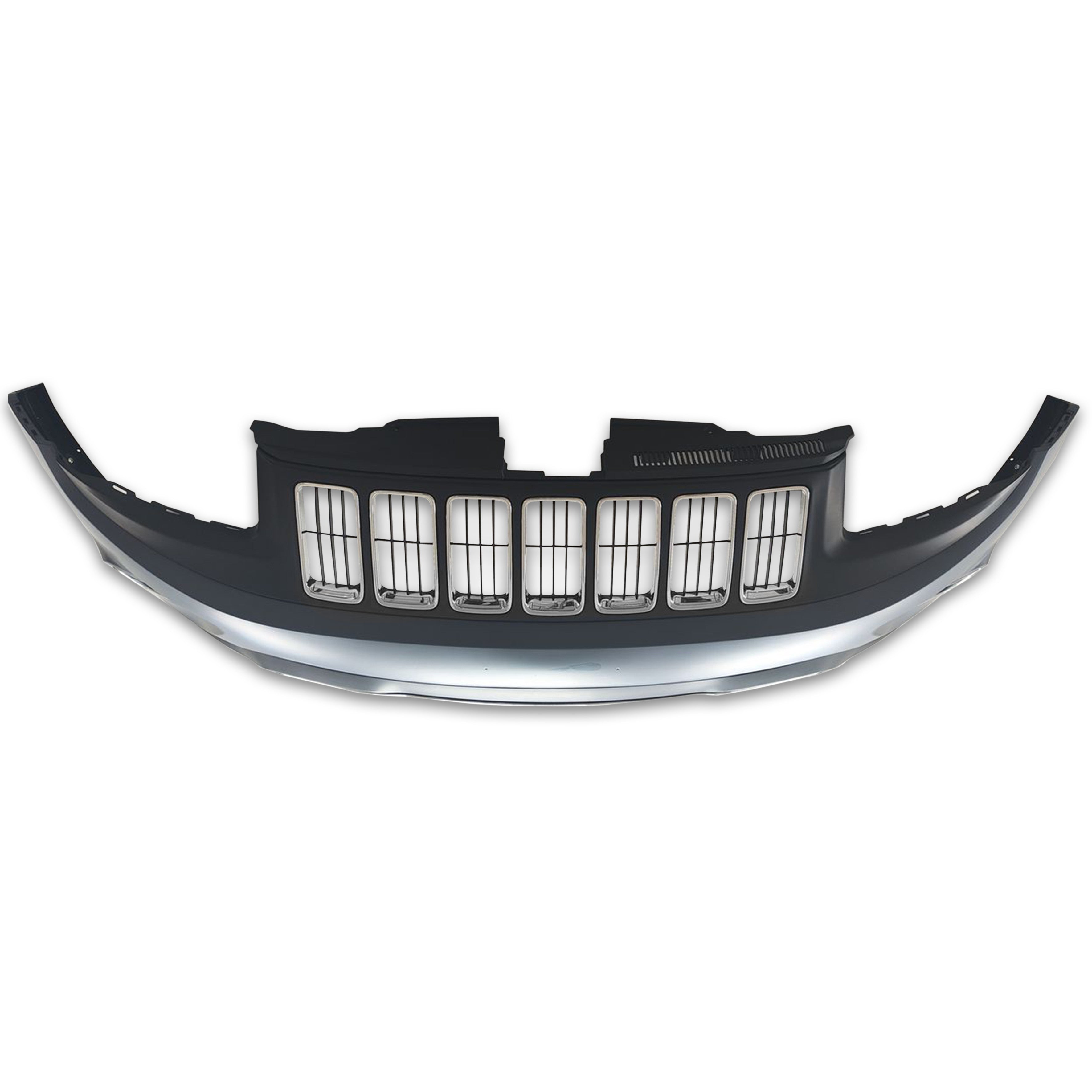 For 2014 2015 2016 Jeep Grand Cherokee Front Bumper Grille Cover Set Assembly