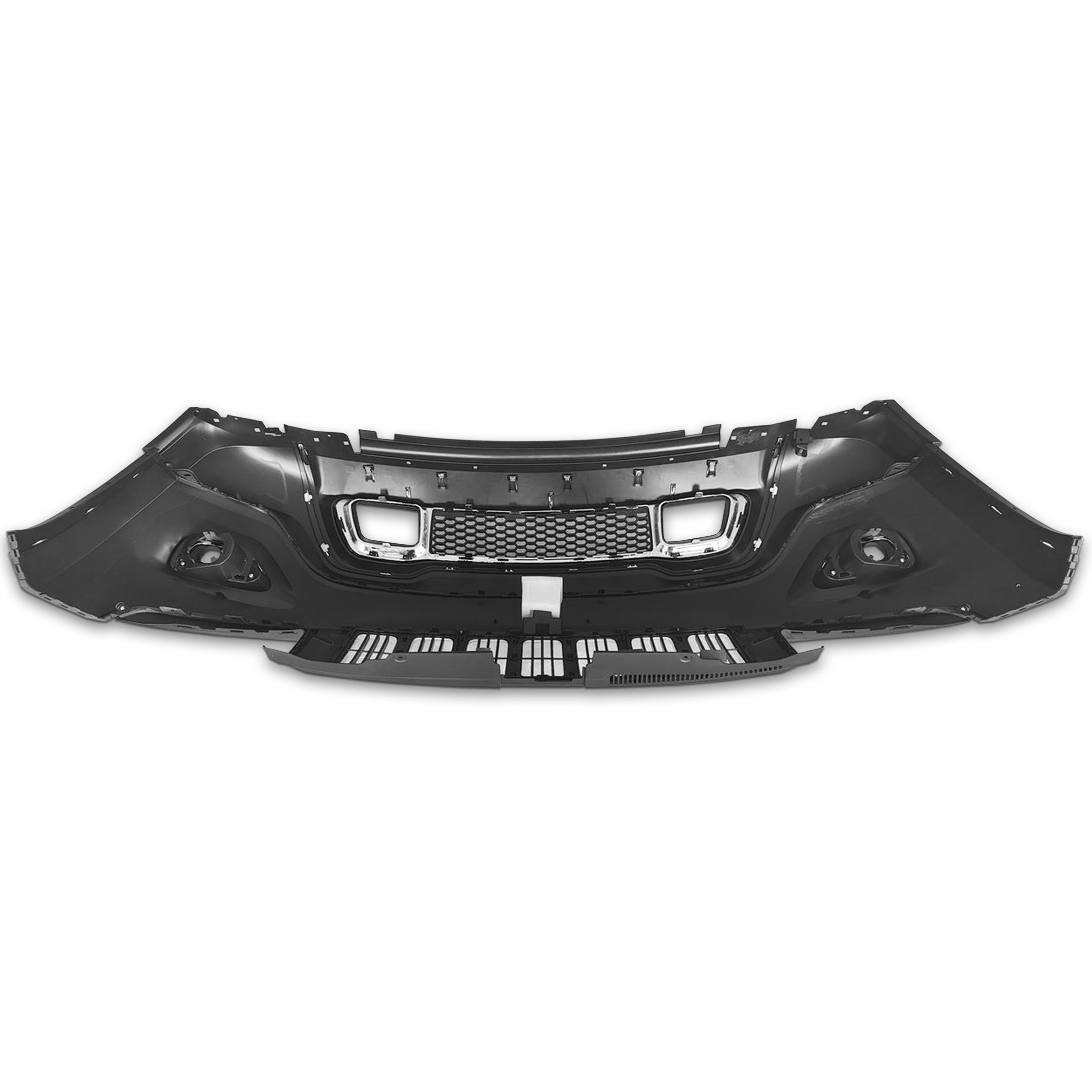 For 2014 2015 2016 Jeep Grand Cherokee Front Bumper Grille Cover Set Assembly