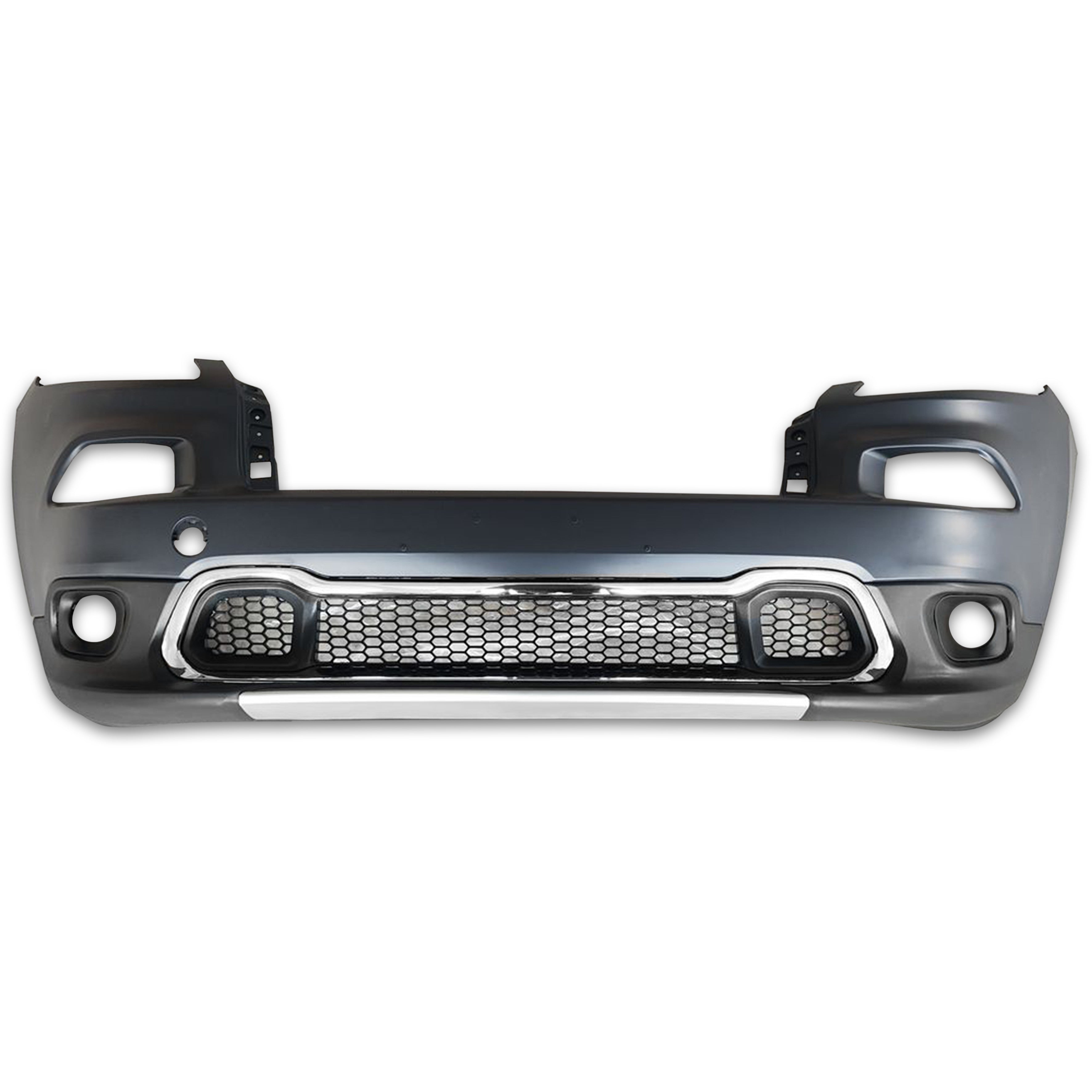 For 2014 2015 2016 2017 2018 Jeep Cherokee Front Bumper Grille Complete Assembly