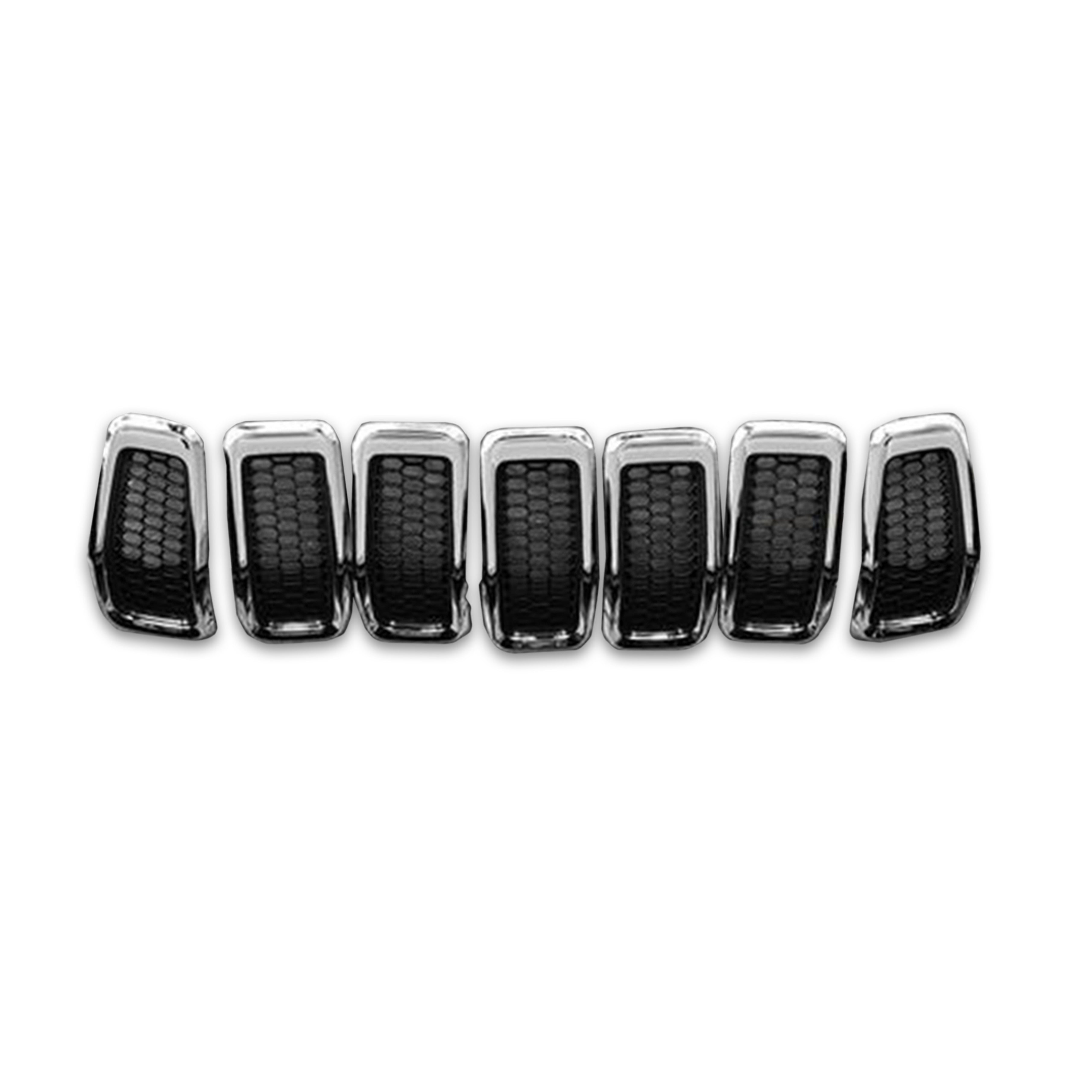 For 2014 2015 2016 2017 2018 Jeep Cherokee Front Bumper Grille Complete Assembly
