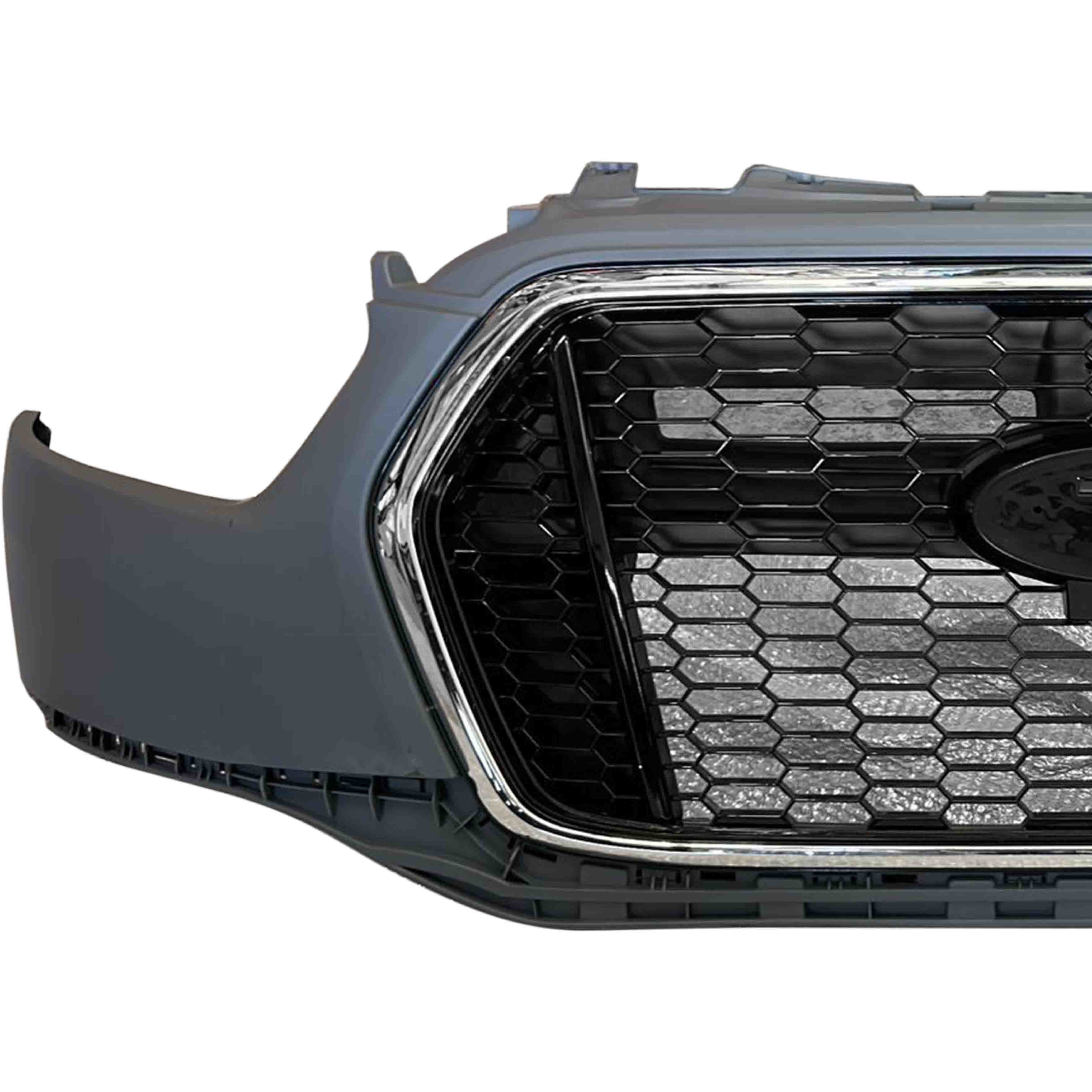 For 2020 2021 2022 2023 2024 Ford Transit Honeycomb Front Bumper Grille Assembly