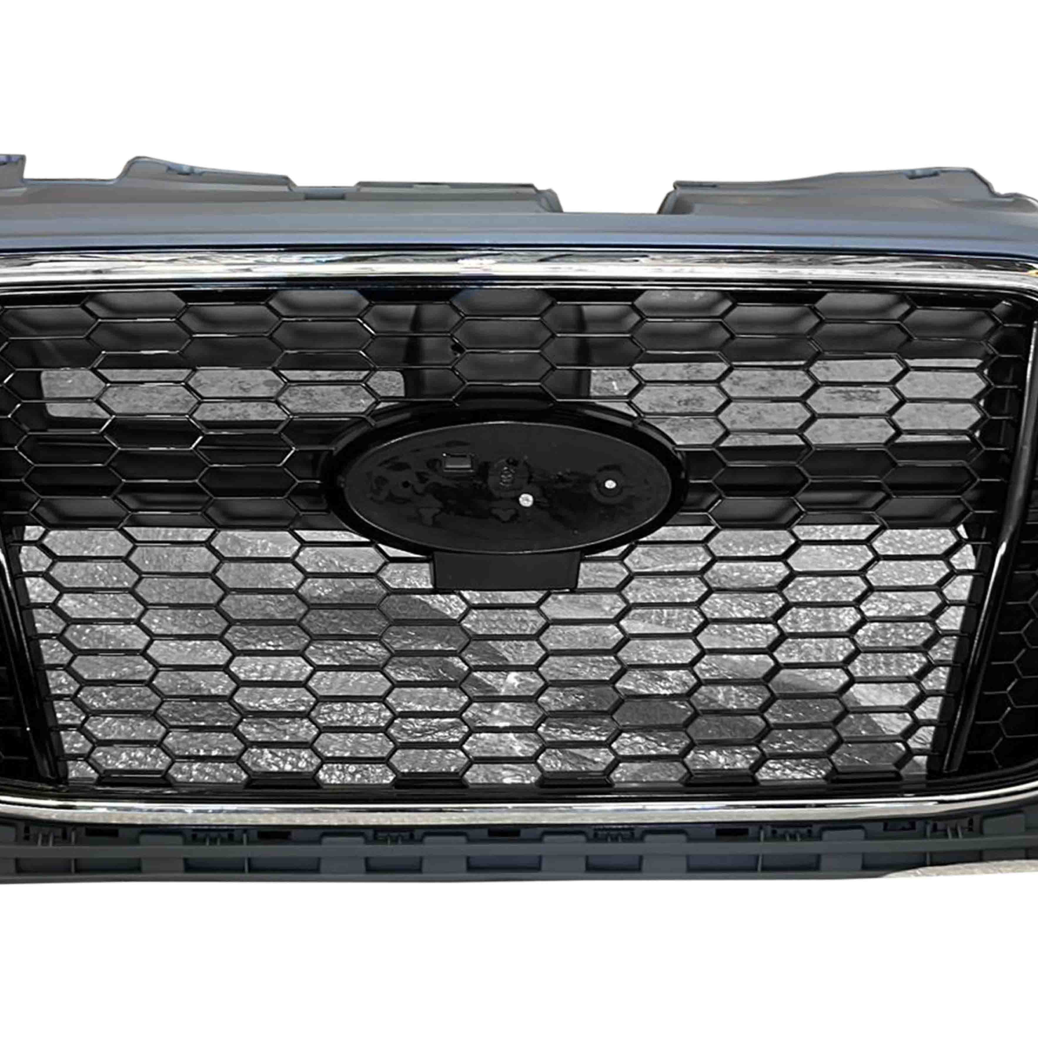 For 2020 2021 2022 2023 2024 Ford Transit Honeycomb Front Bumper Grille Assembly