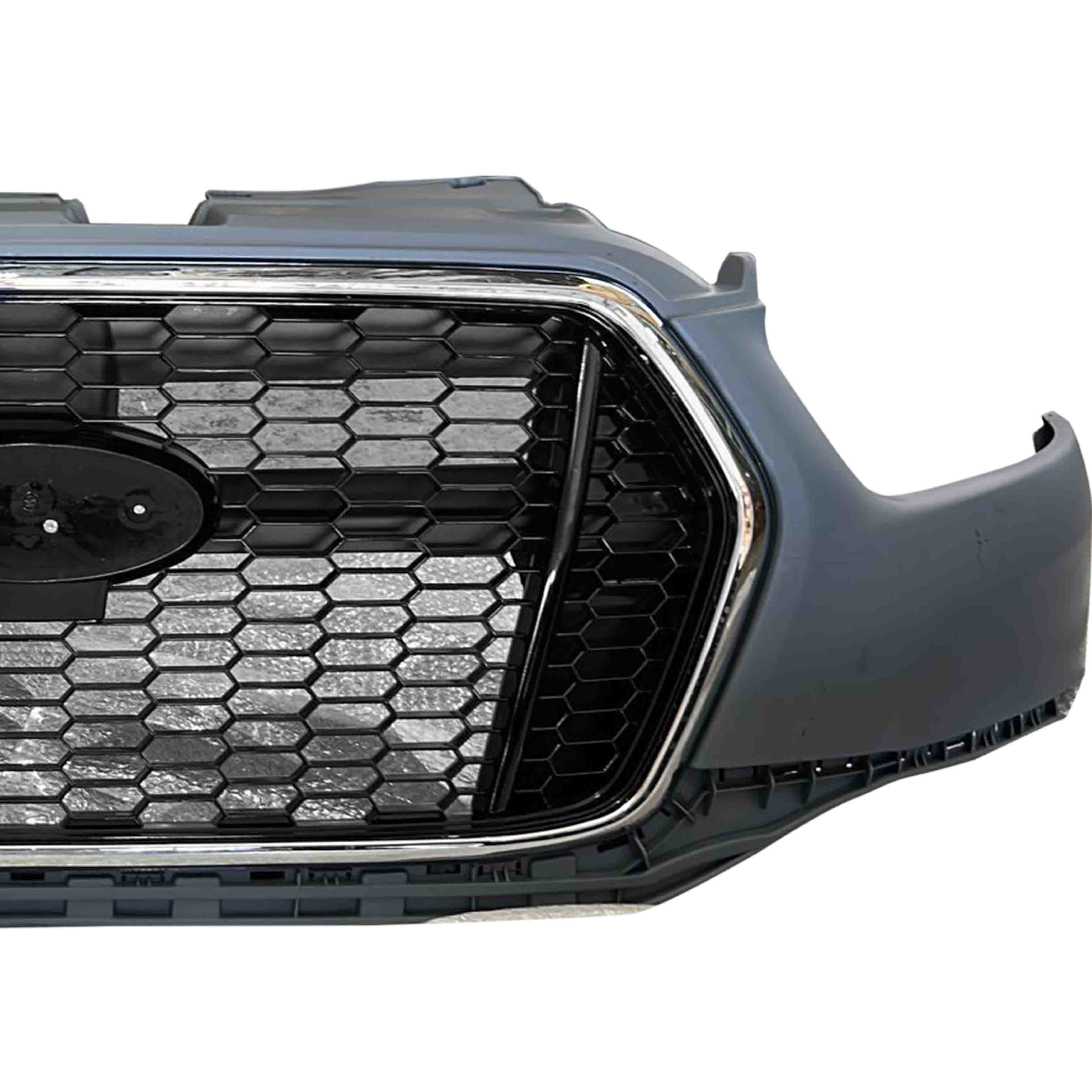 For 2020 2021 2022 2023 2024 Ford Transit Honeycomb Front Bumper Grille Assembly