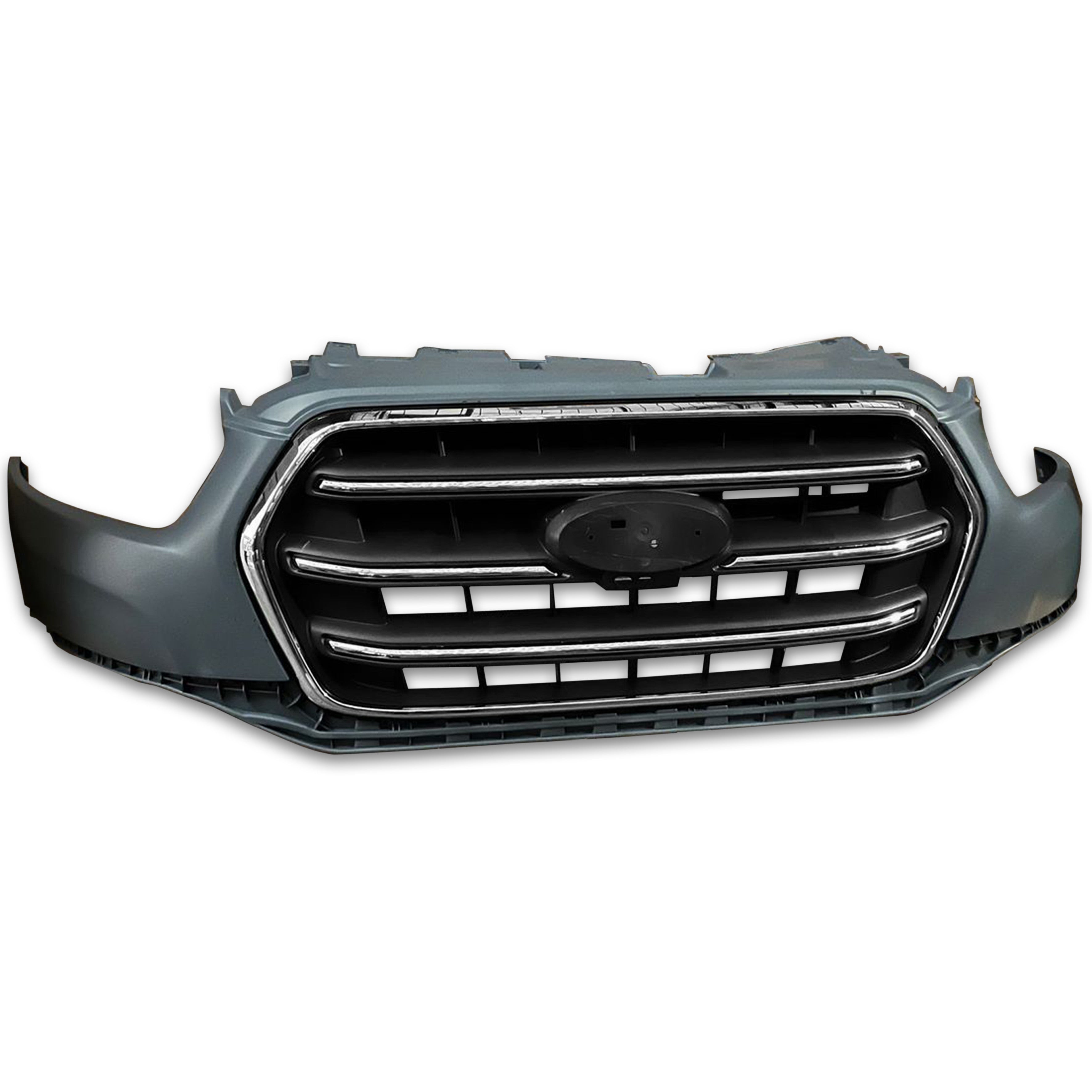 For 2020 2021 2022 2023 2024 Ford Transit Chrome Billet Front Bumper Grille Assembly