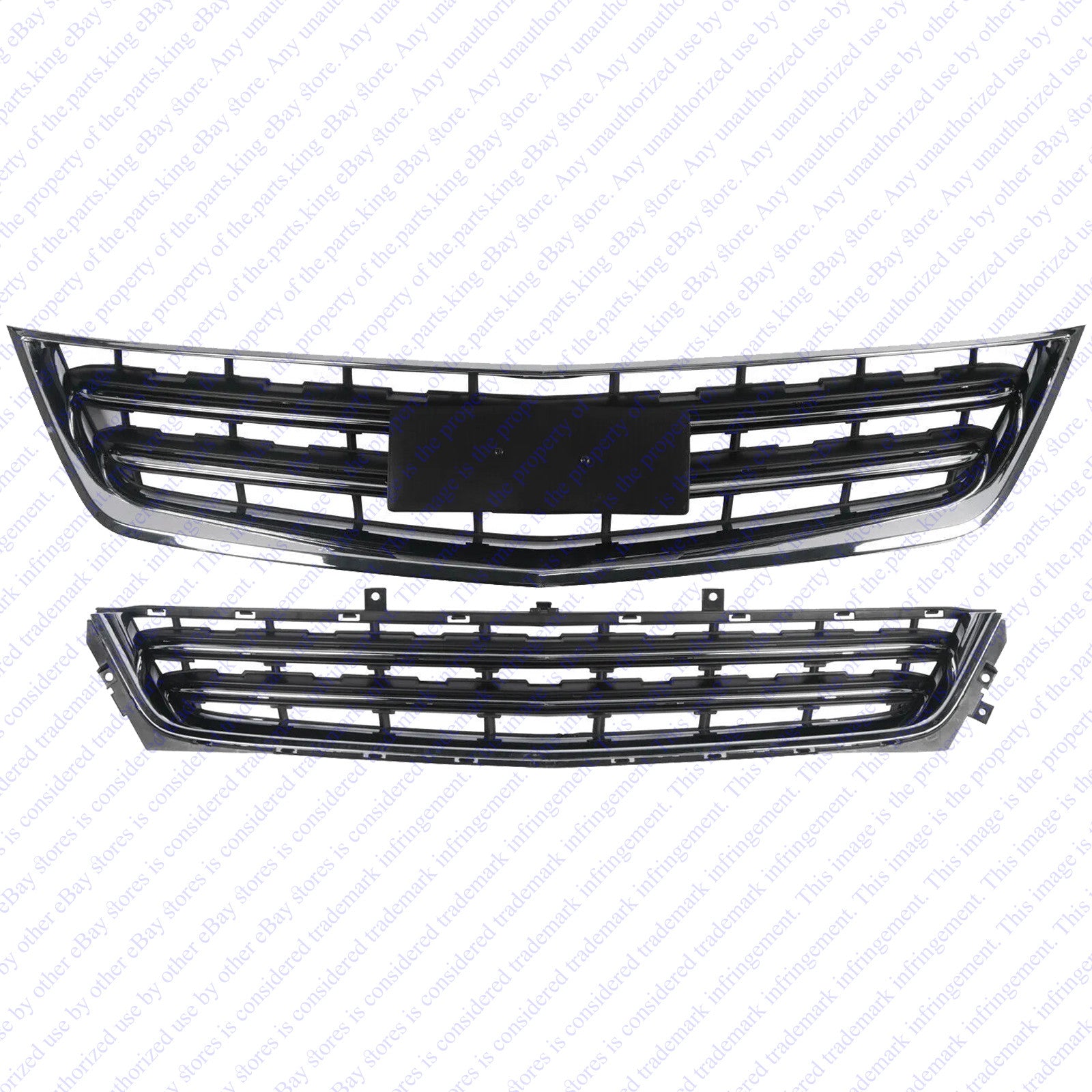 For 2014 2015 2016 2017 2018 2019 2020 Chevrolet Impala Sedan Front Upper Lower Grille 23354886 23455348