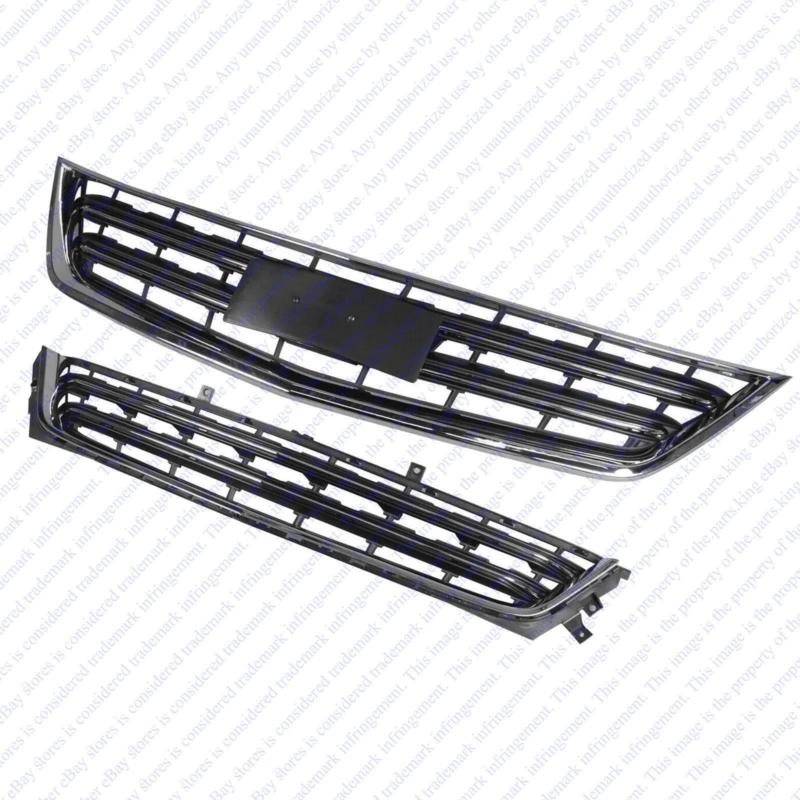For 2014 2015 2016 2017 2018 2019 2020 Chevrolet Impala Sedan Front Upper Lower Grille 23354886 23455348