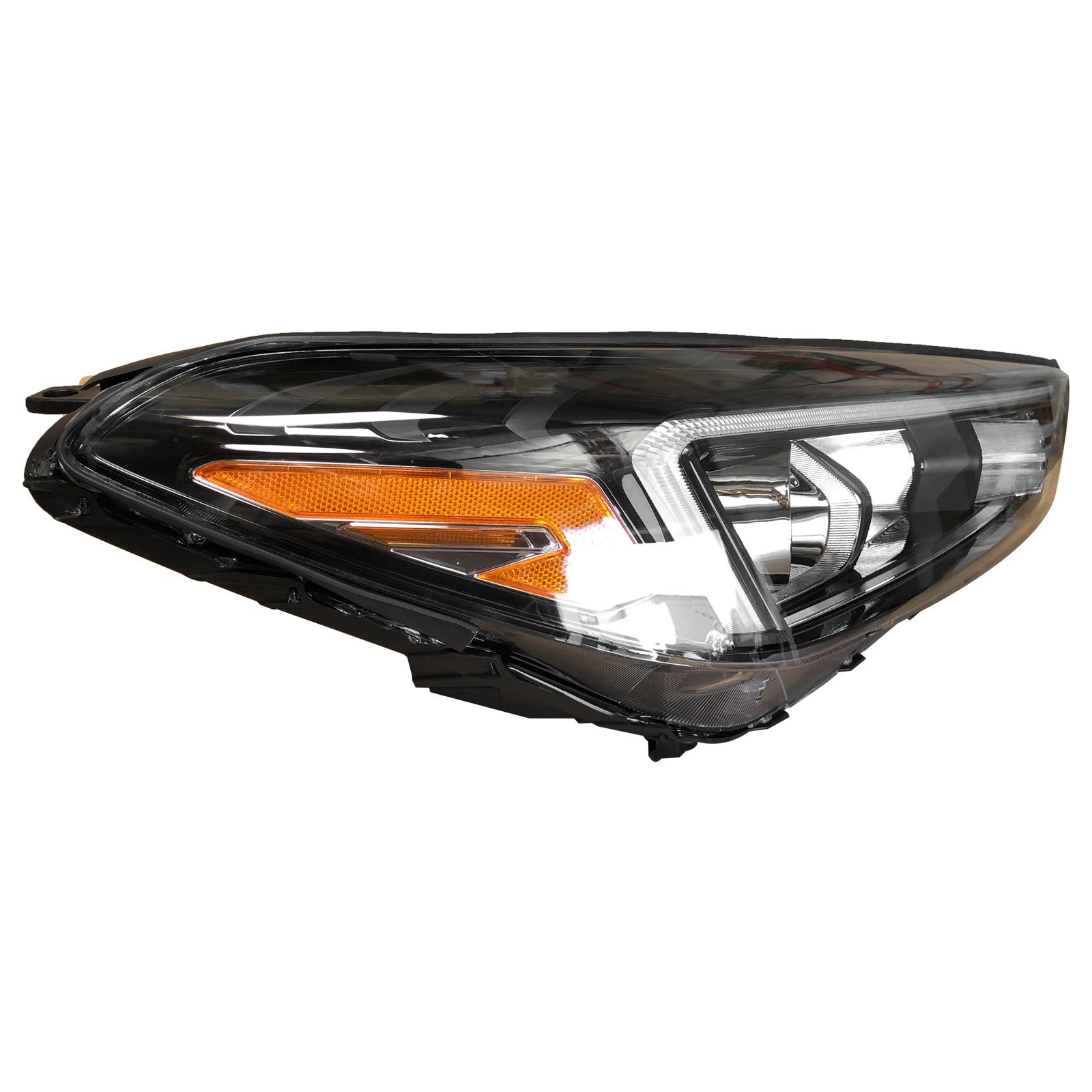 For 2019 2020 2021 Hyundai Tucson Headlight Assembly Halogen with LED DRL Passenger Side