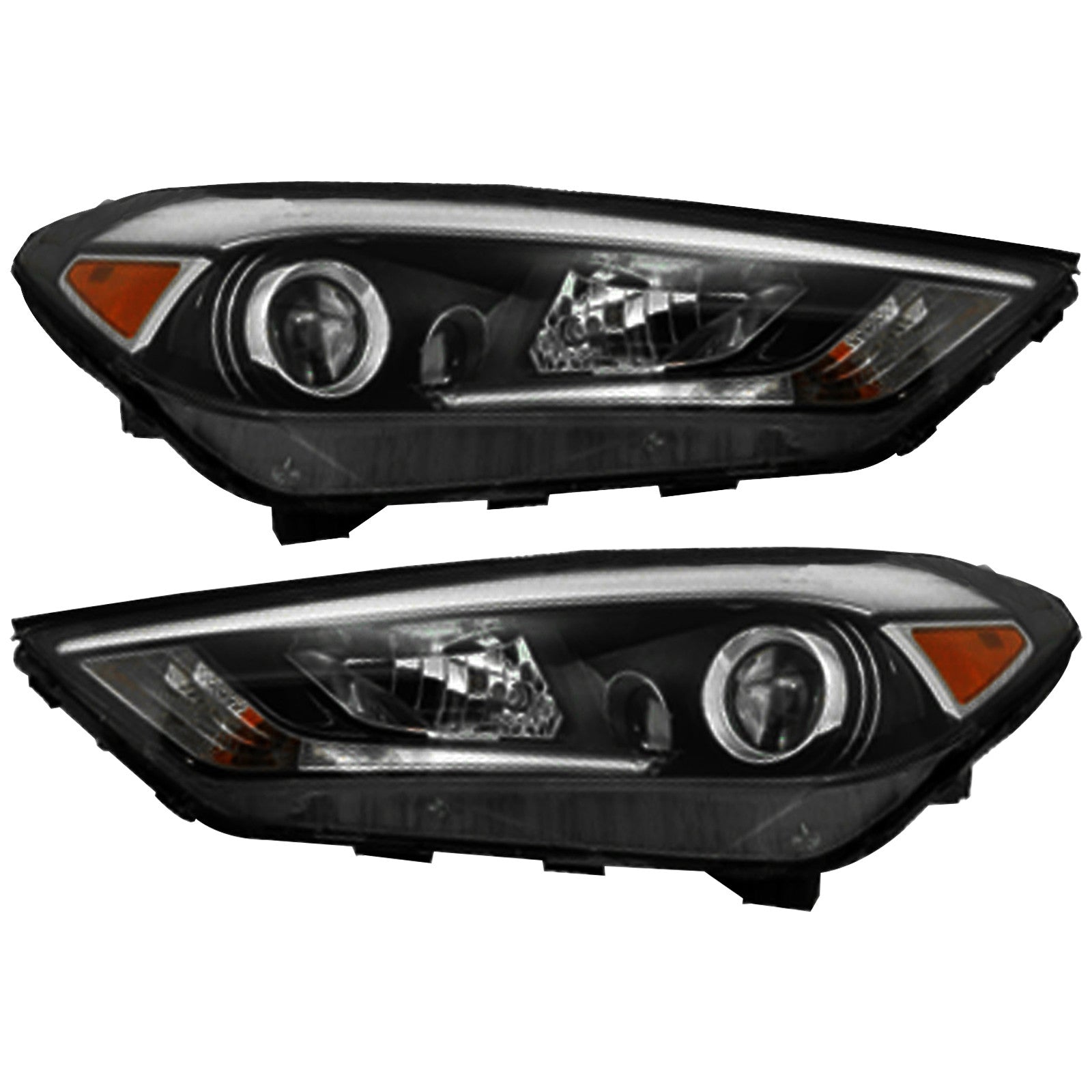 2016 2017 2018 Hyundai Tucson LED Headlight Headlamp Assembly Left Right Pair