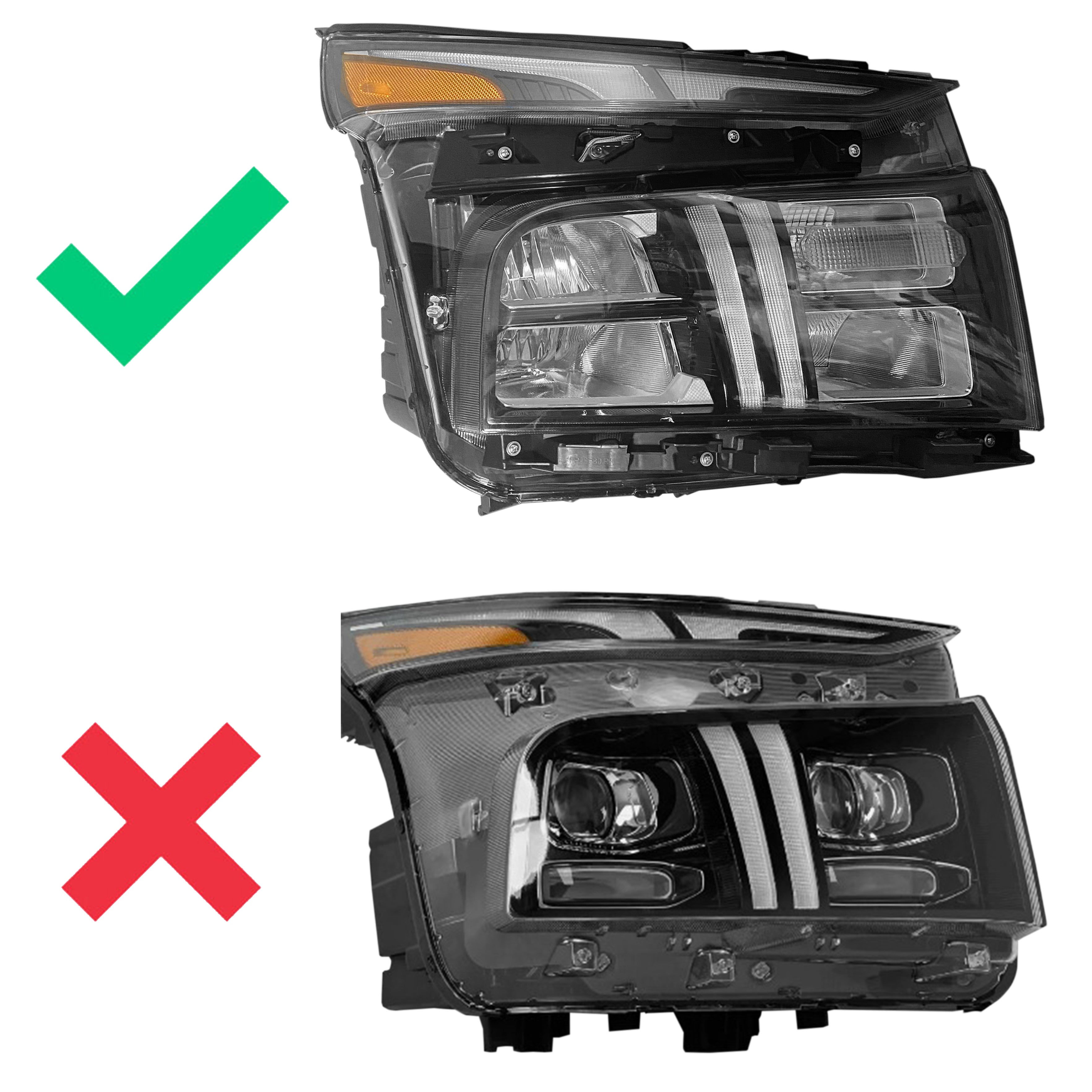 For 2021 2022 2023 Hyundai Santa Fe Front LED Projector Headlight Assembly Right Passenger Side