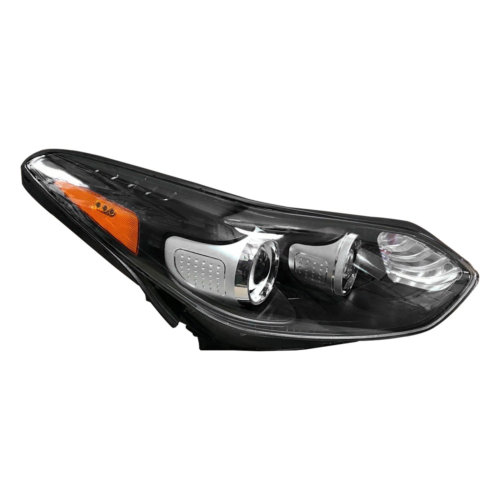 For 2017 2018 2019 2020 2021 2022 Kia Sportage Headlight Assembly Halogen with LED Daytime Running Lamp Passenger Side