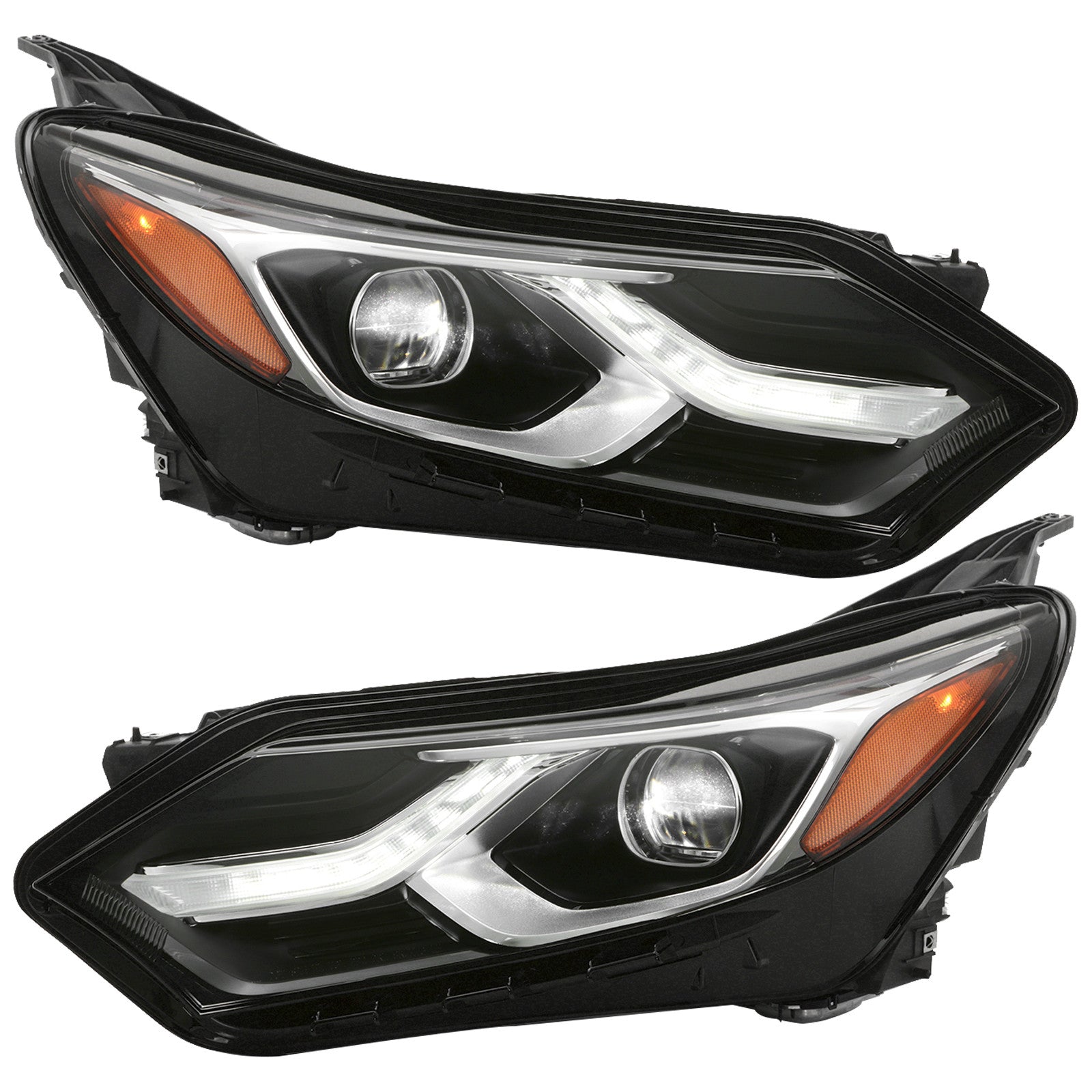 2018 2019 2020 2021 Chevrolet Chevy Equinox Headlight Assembly Full LED Left Right Pair