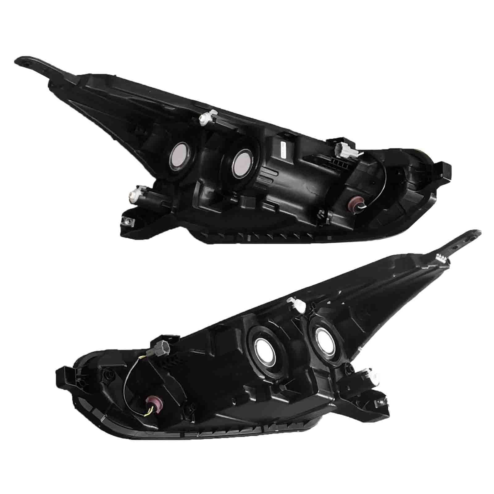 For 2020 2021 2022 2023 2024 Nissan Versa S SV Headlight Assembly Halogen Left Right Driver Passenger Side Pair Set 2Pcs