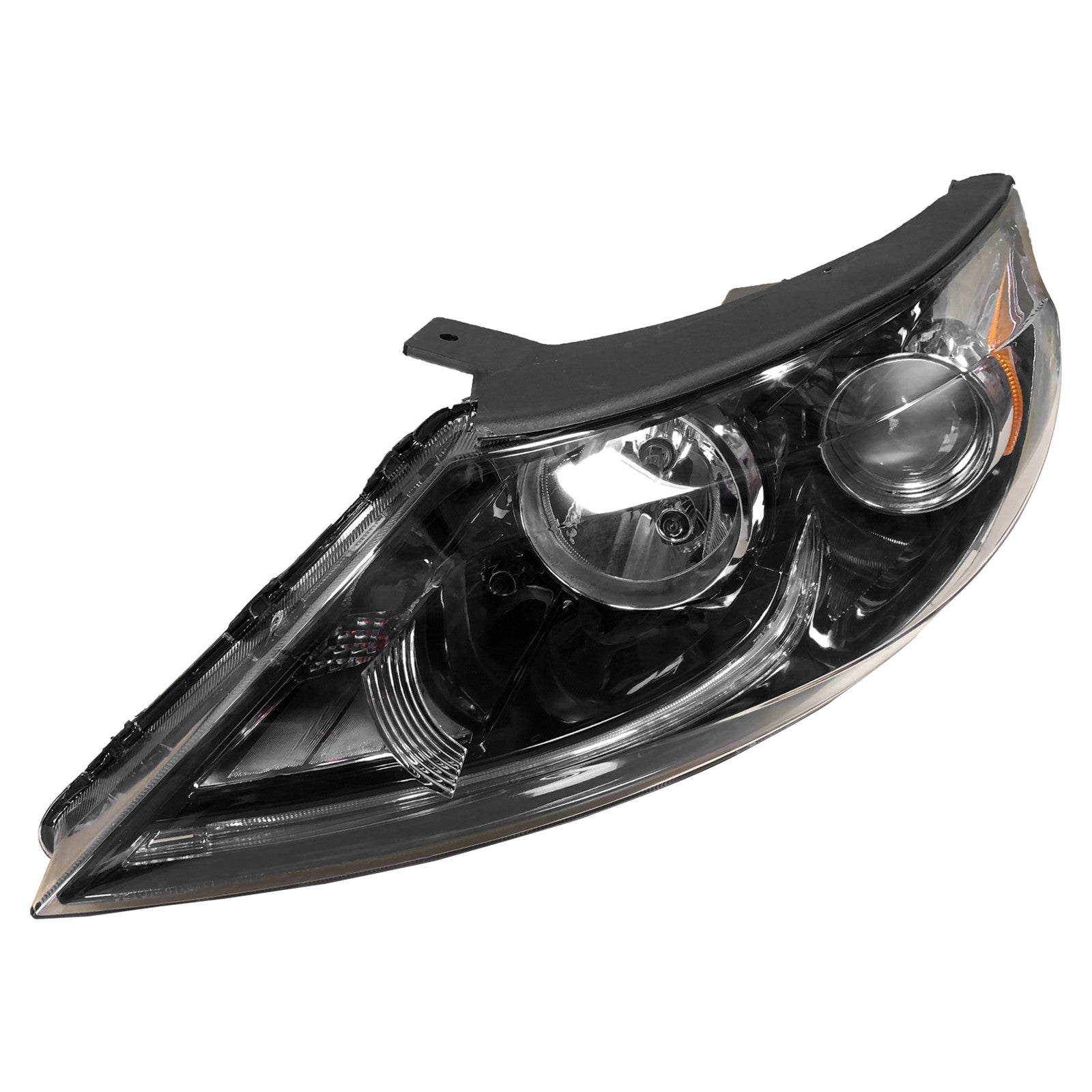 For 2013 2014 2015 2016 KIA Sportage Headlight Headlamp Halogen With LED DRL Tube Bar Assembly 921013W710 Left Driver Side