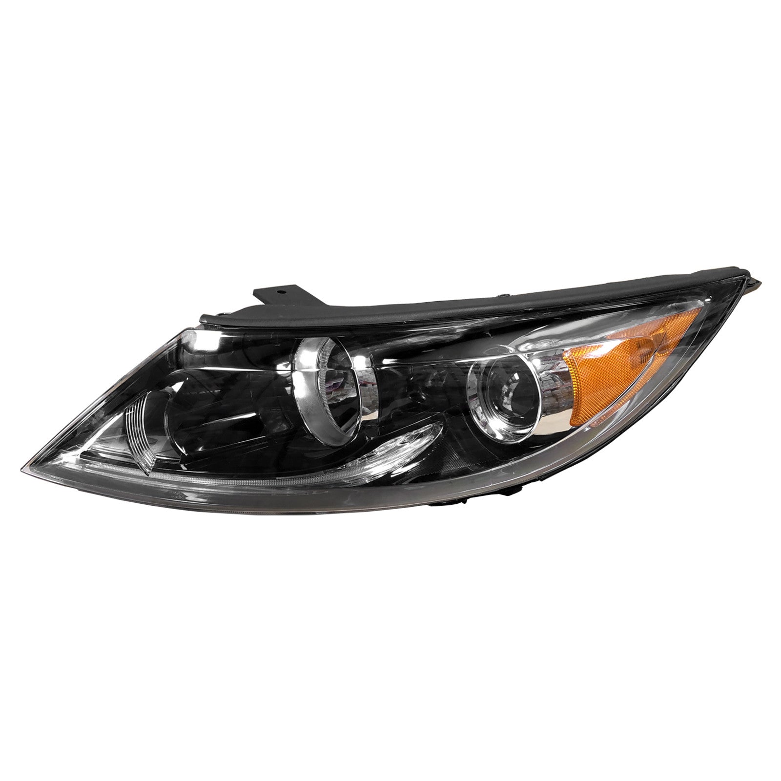 For 2013 2014 2015 2016 KIA Sportage Headlight Headlamp Halogen With LED DRL Tube Bar Assembly Left Right Driver Passenger Side Set Pair 2Pcs 921013W710 921023W710