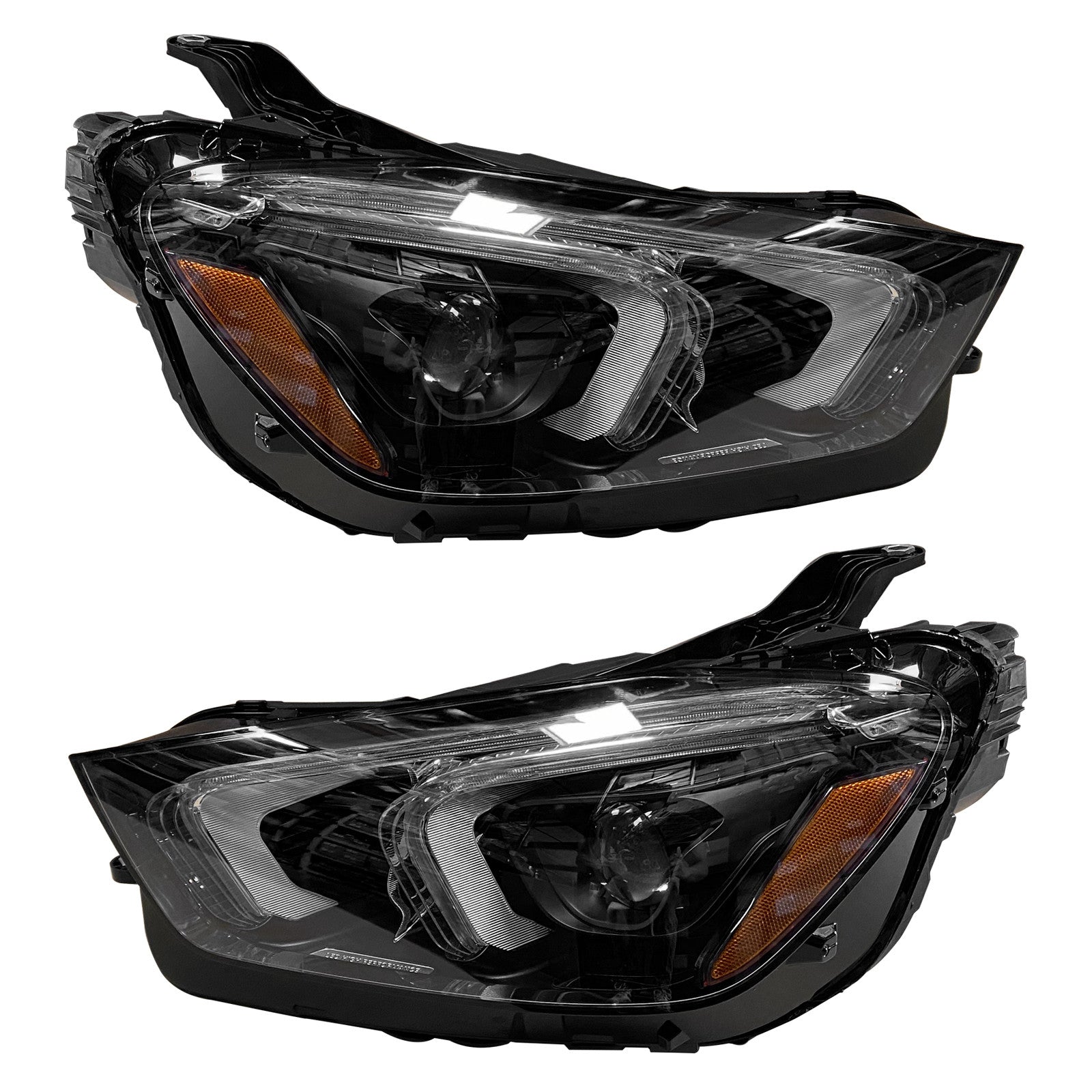 2020 2021 2022 Mercedes Benz GLE Class Front LED Headlight Assembly Set Left Right Side