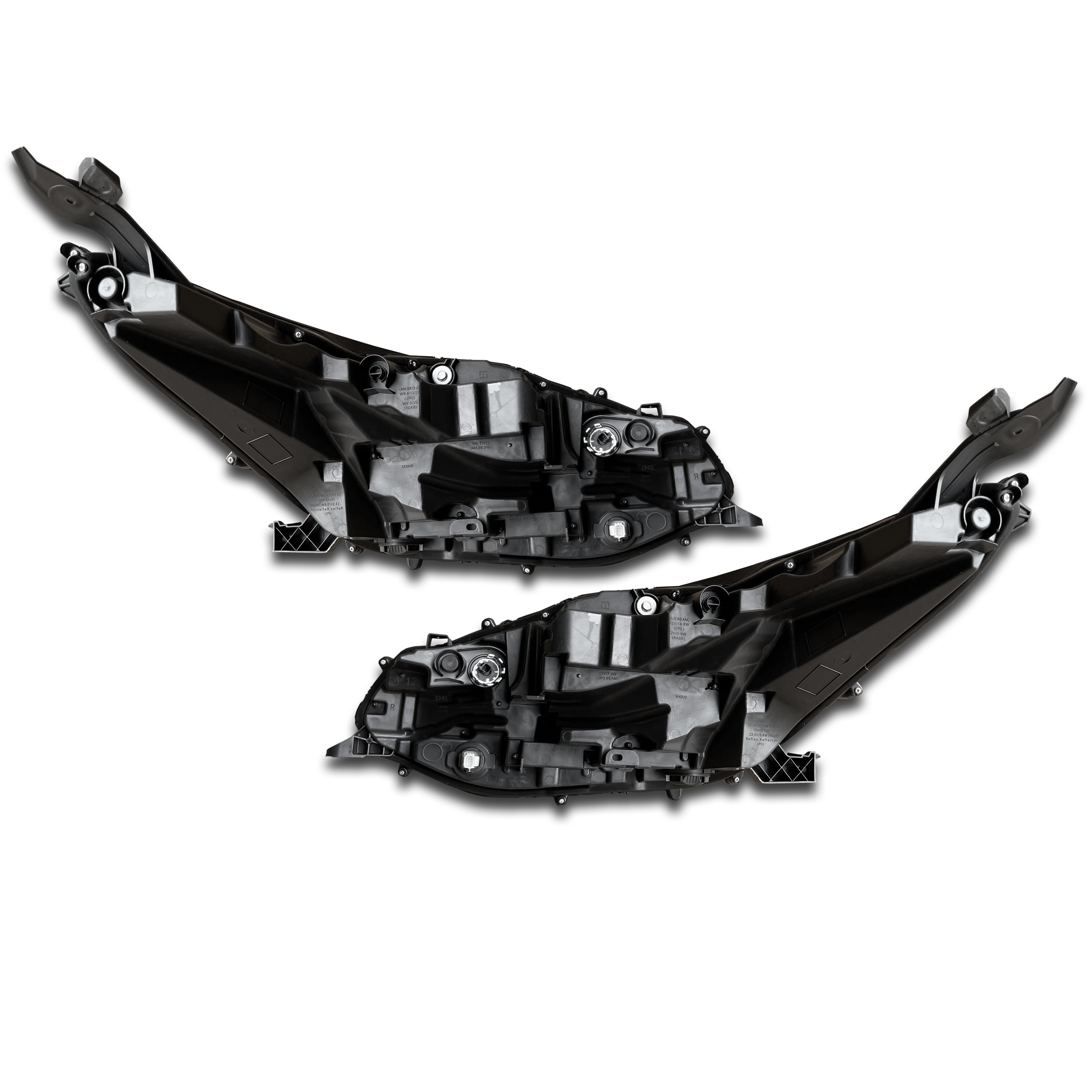 For 2021 2022 2023 2024 Toyota Sienna LE XLE Headlight Headlamp Factory No DRL Assembly Black Left Right Driver Passenger Side LH RH Set Pair 2Pcs 8115008100 8111008100 TO2502306 TO2503306