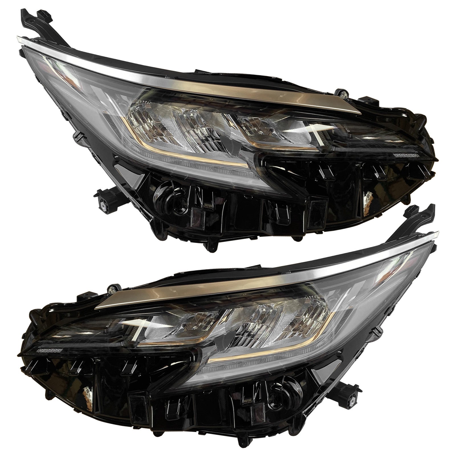 For 2021 2022 2023 2024 Toyota Sienna Limited XSE Front W/ DRL LED Headlight Assembly Set Left Right Side