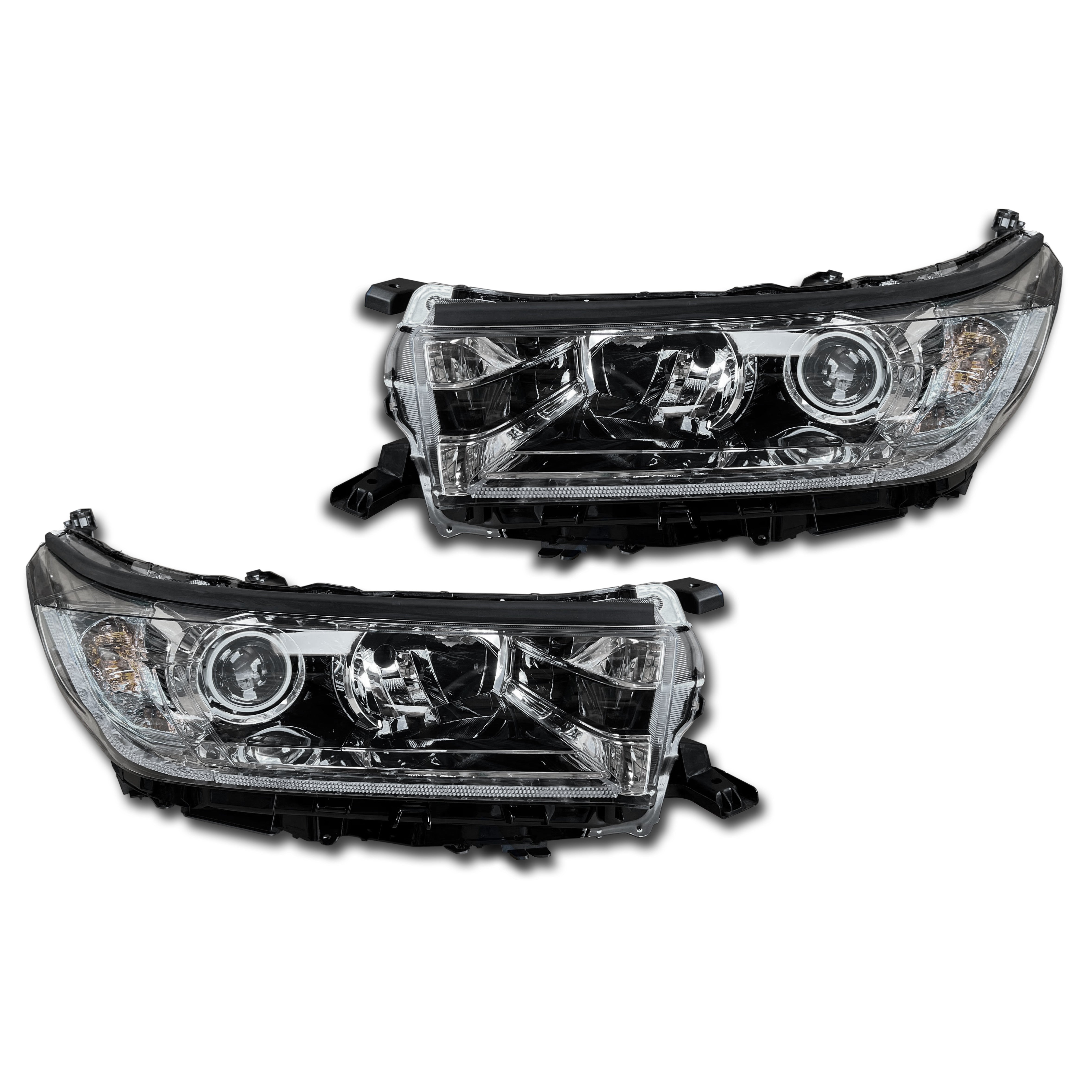 For 2017 2018 2019 Toyota Highlander Headlight Assembly LED Projector with DRL Left Right Pair