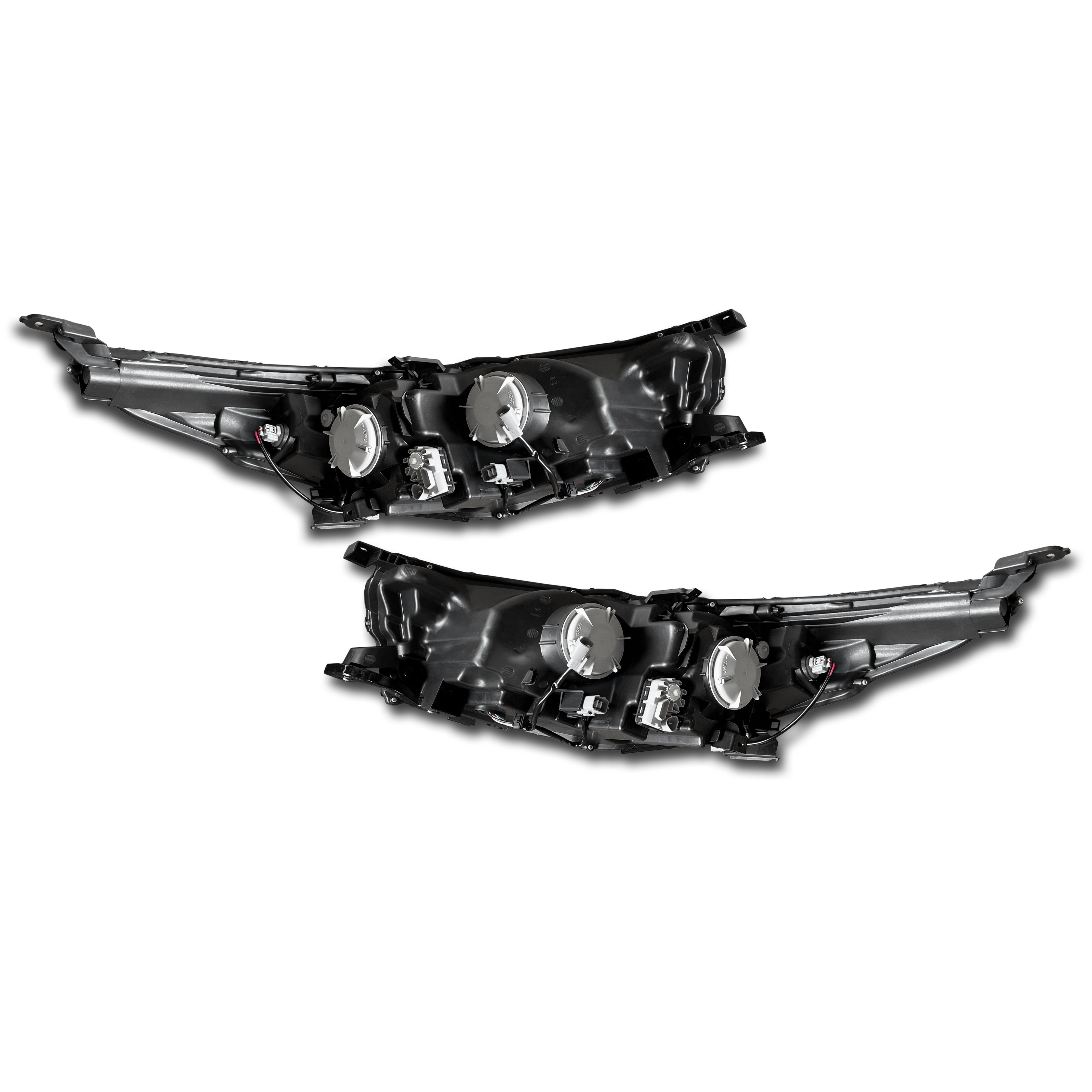 For 2017 2018 2019 Toyota Highlander Headlight Assembly LED Projector with DRL Left Right Pair