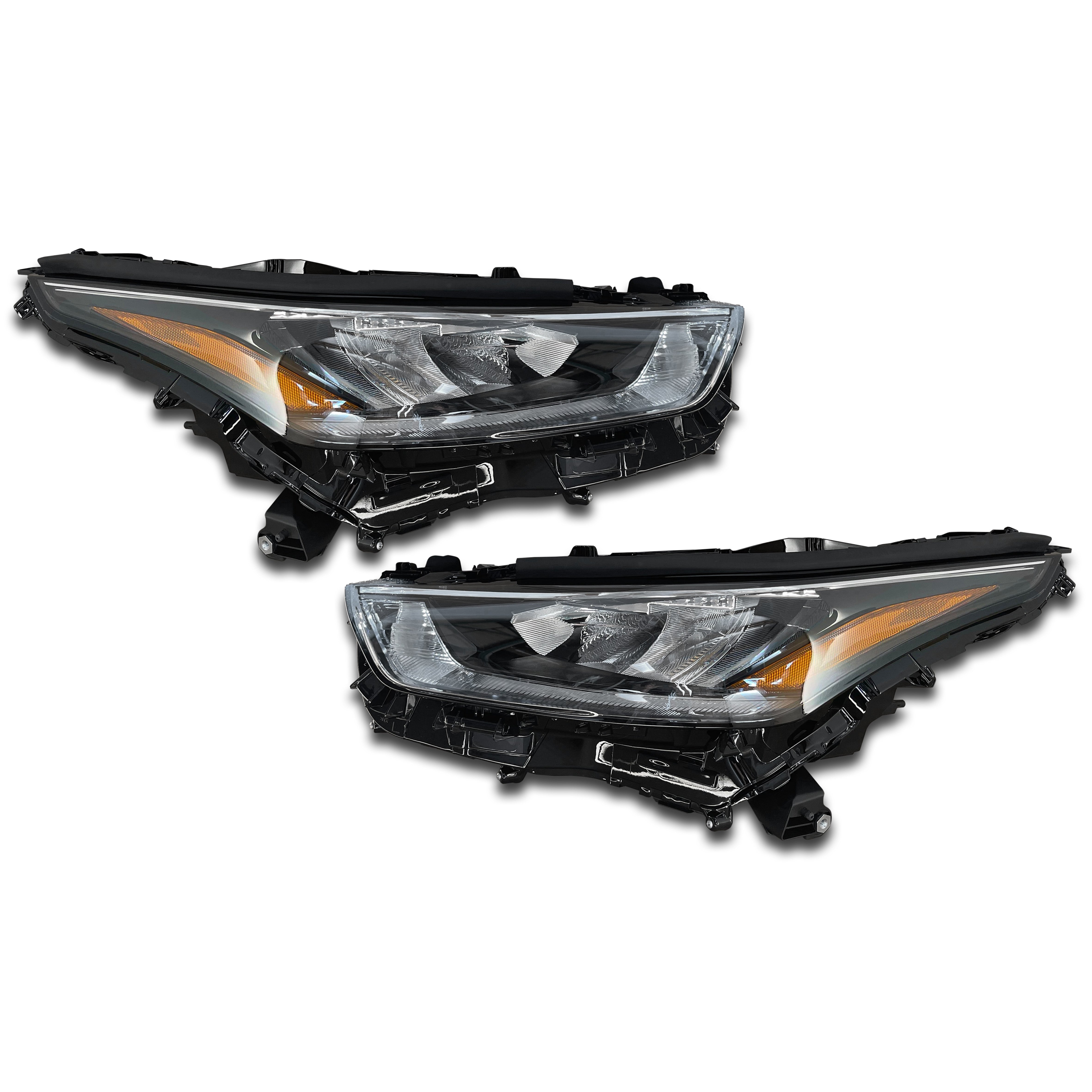 For 2020 2021 2022 2023 Toyota Highlander LED Headlight Headlamp Assembly L LE XLE Left Right Passenger Driver LH RH Pair Set 2Pcs TO2503293 TO2502293