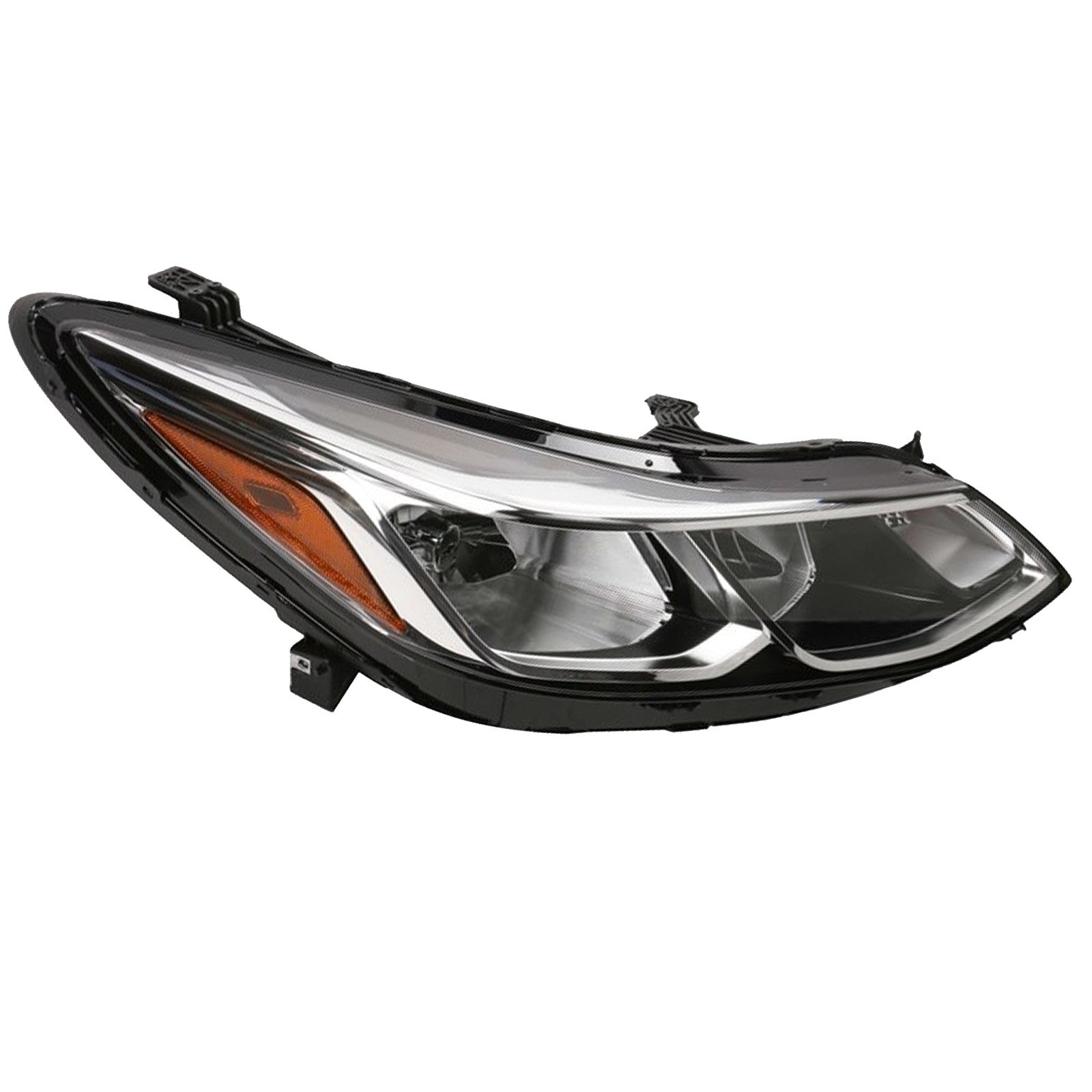 2016 2017 2018 2019 Chevy Cruze Headlight Assembly Halogen Chrome Passenger Side