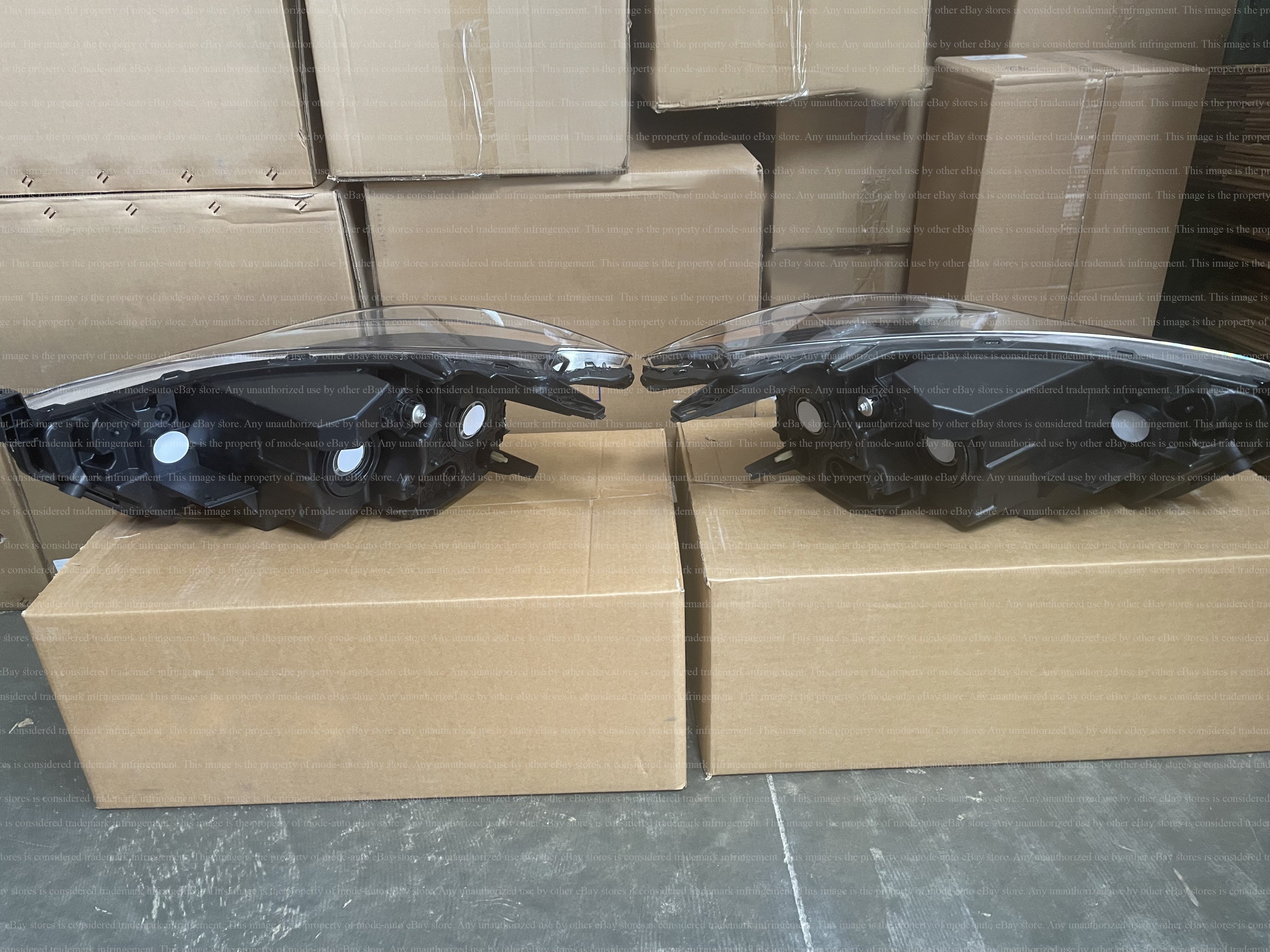 For 2018 2019 2020 Nissan Kicks Headlight Headlamp Assembly Replacement Set 2pc Pair