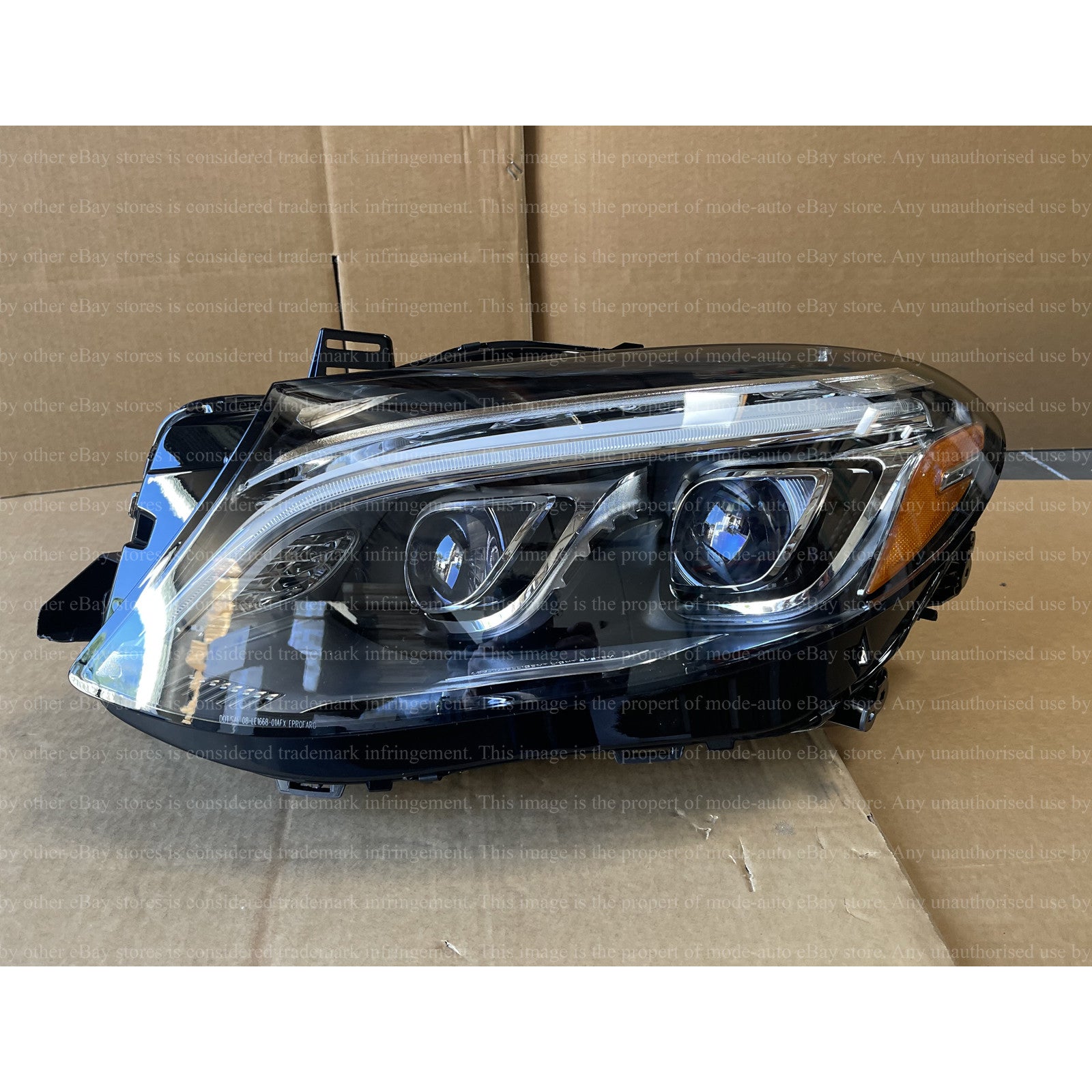 Full LED Headlight Assembly for 2016 2019 Mercedes-Benz GLE Class W166 Left Side