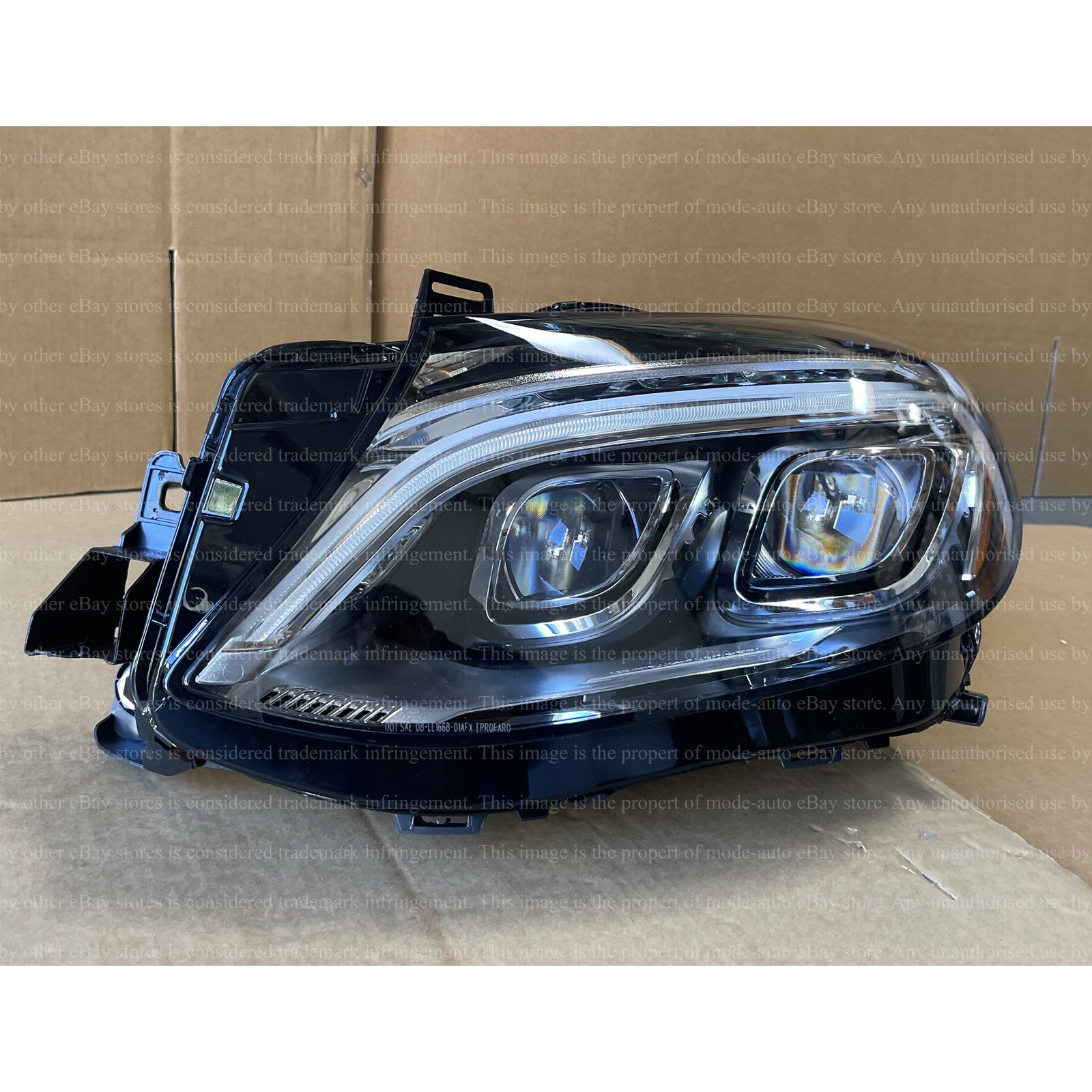 Full LED Headlight Assembly for 2016 2019 Mercedes-Benz GLE Class W166 Left Side
