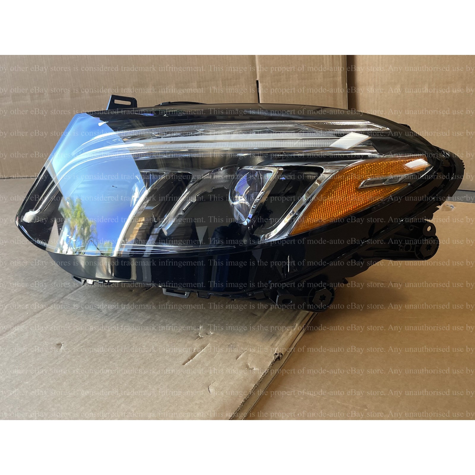 Full LED Headlight Assembly for 2016 2019 Mercedes-Benz GLE Class W166 Left Side