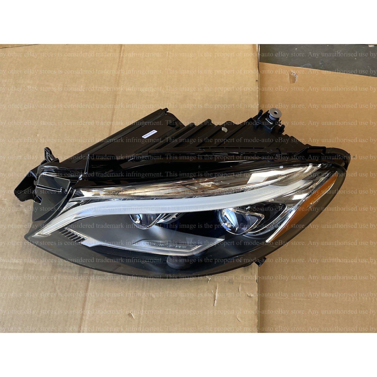 Full LED Headlight Assembly for 2016 2019 Mercedes-Benz GLE Class W166 Left Side