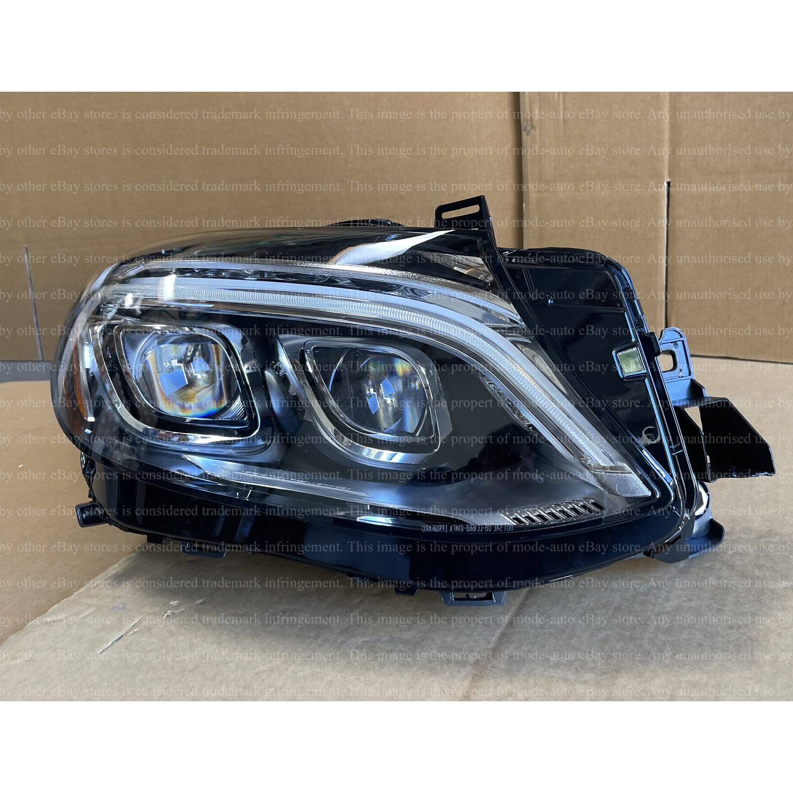Full LED Headlights Assembly for 2016 2019 Mercedes GLE Class Driver Passenger