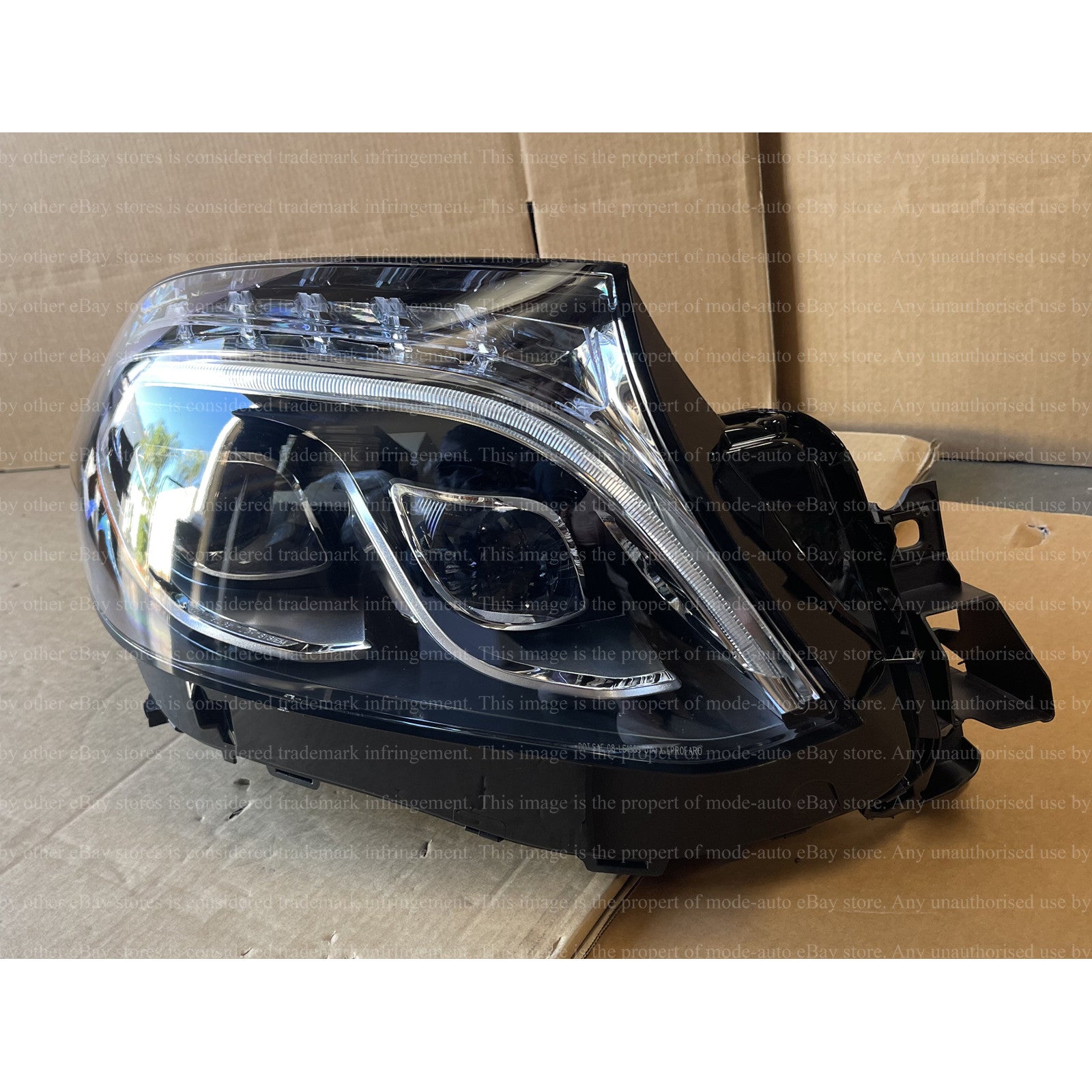 Full LED Headlight Assembly Set for 2017 2019 Mercedes-Benz GLS Class Left Right