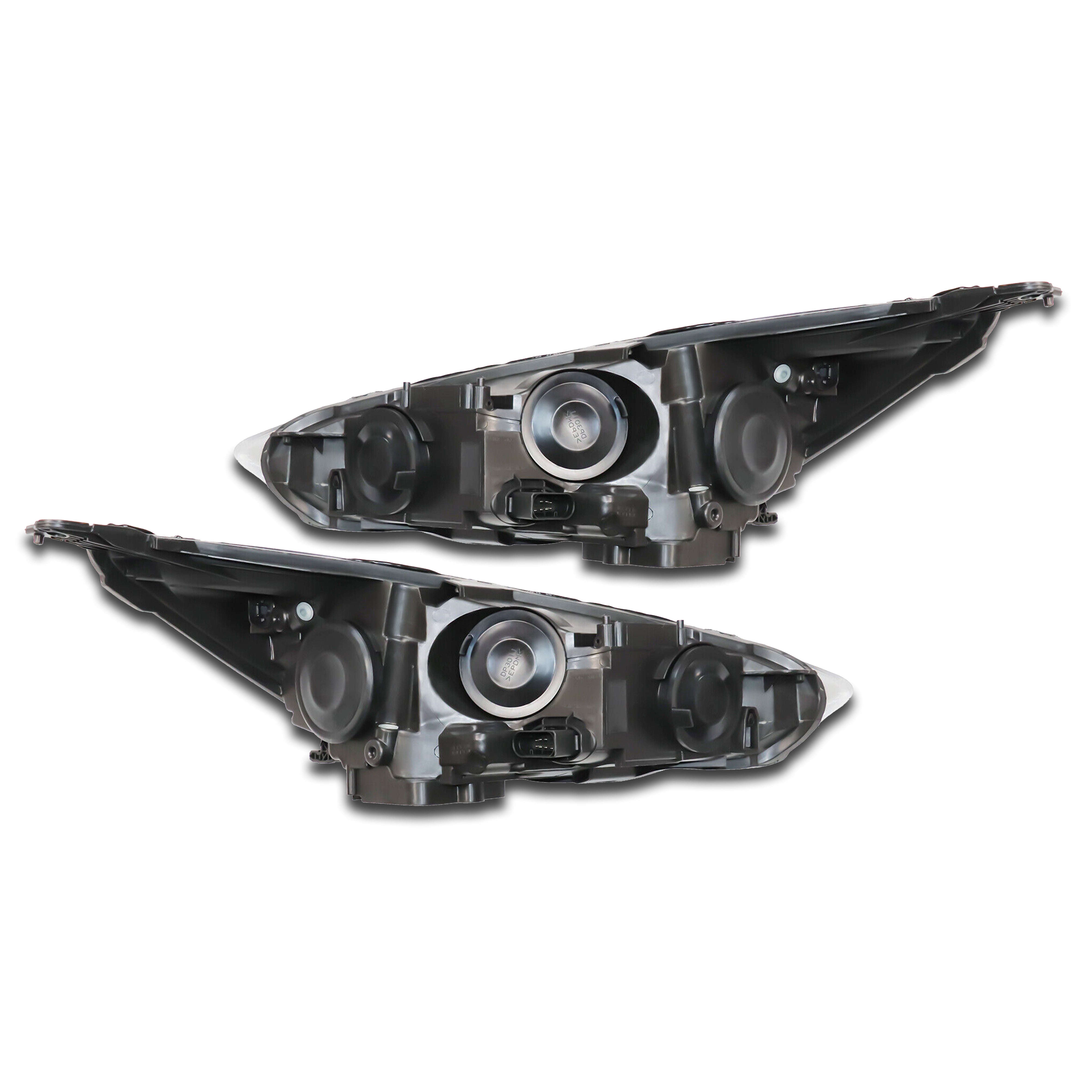 For 2015 2016 2017 2018 Ford Focus Halogen w/LED DRL Headlight Headlamp Assembly Left Right Driver Passenger Side LH RH Set Pair 2Pcs F1EZ13008H F1EZ13008D