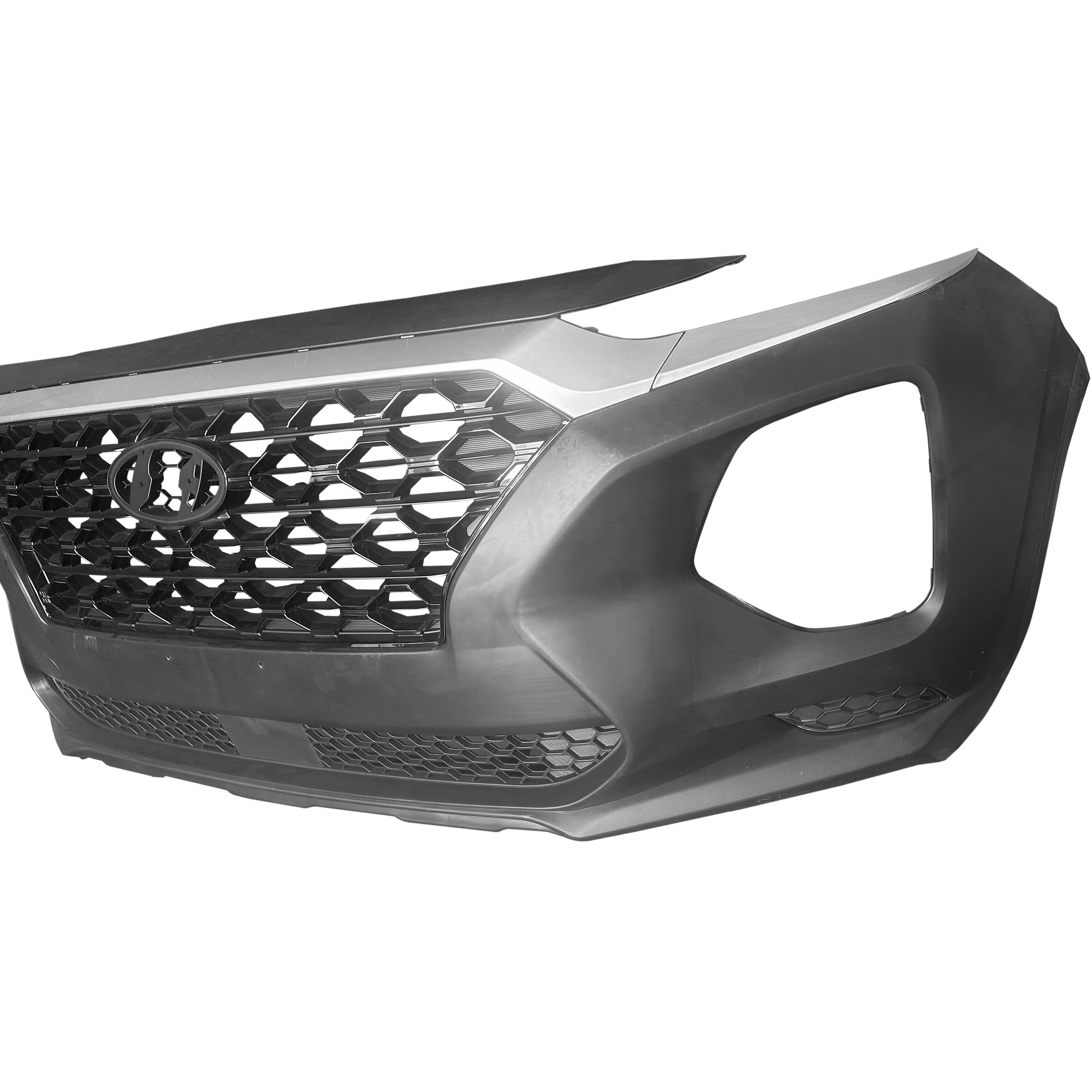 For 2019 2020 Hyundai Santa Fe Front Complete Bumper Grille Cover Assembly