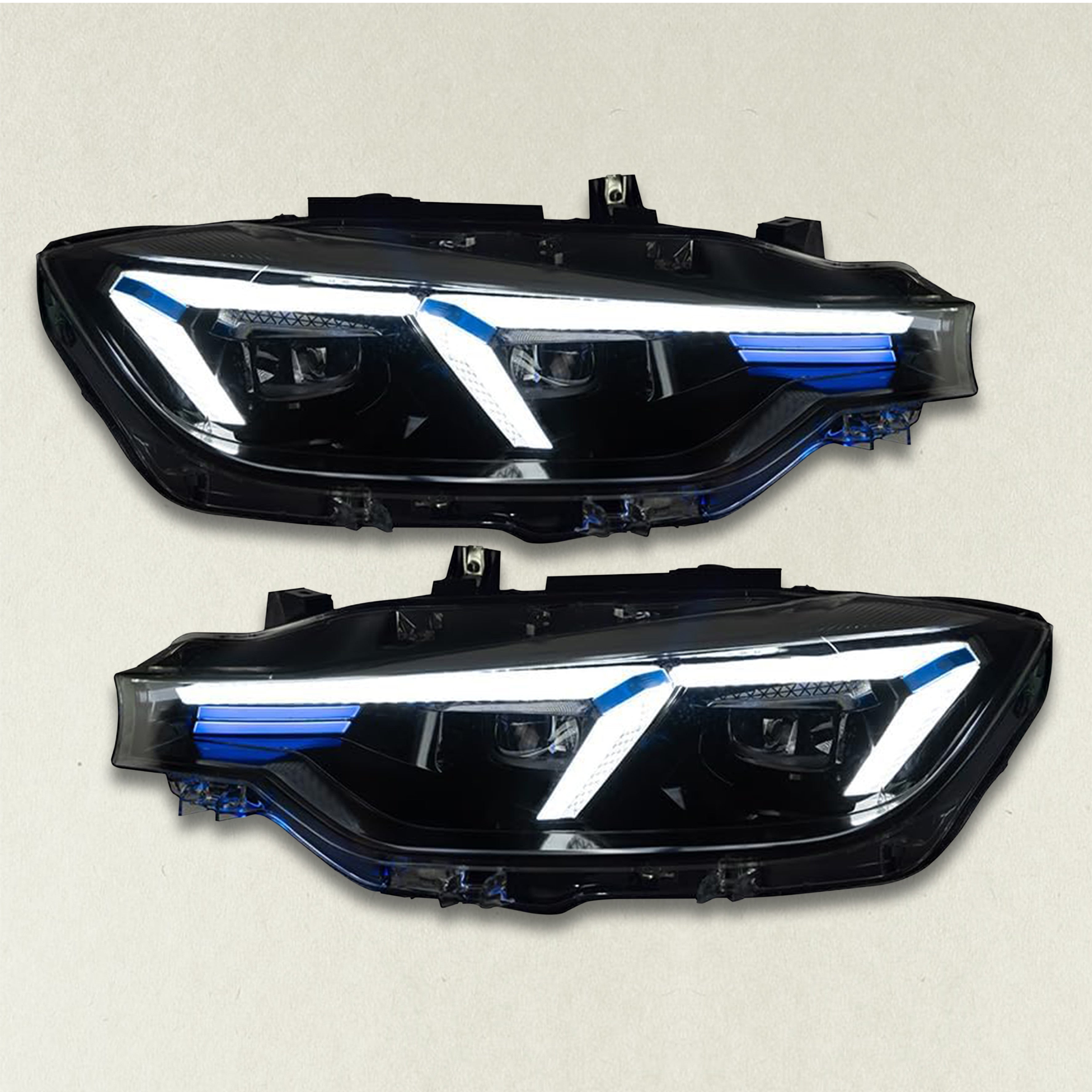 LED Headlight Assembly For 2012 2018 BMW F30 F35 3 Series Driver Passenger Pair