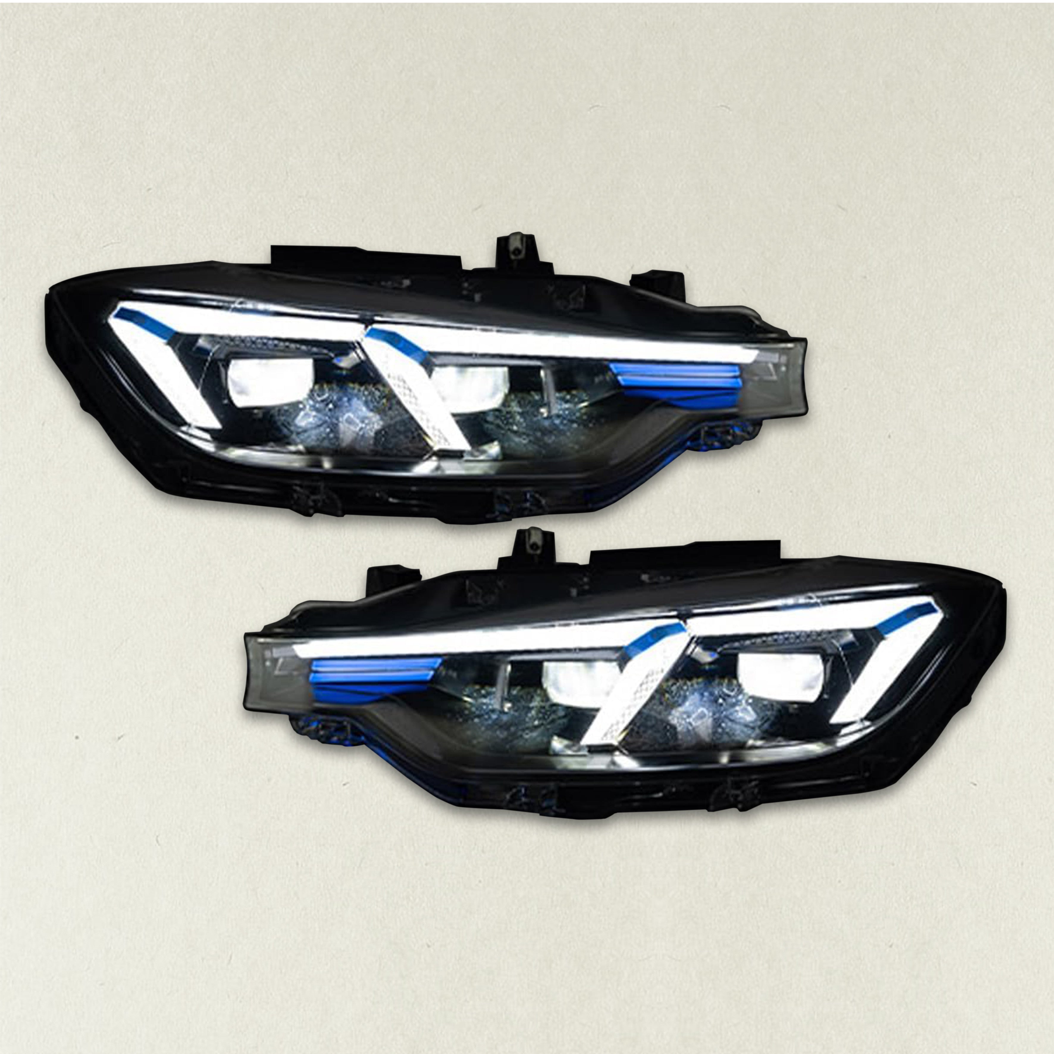LED Headlight Assembly For 2012 2018 BMW F30 F35 3 Series Driver Passenger Pair