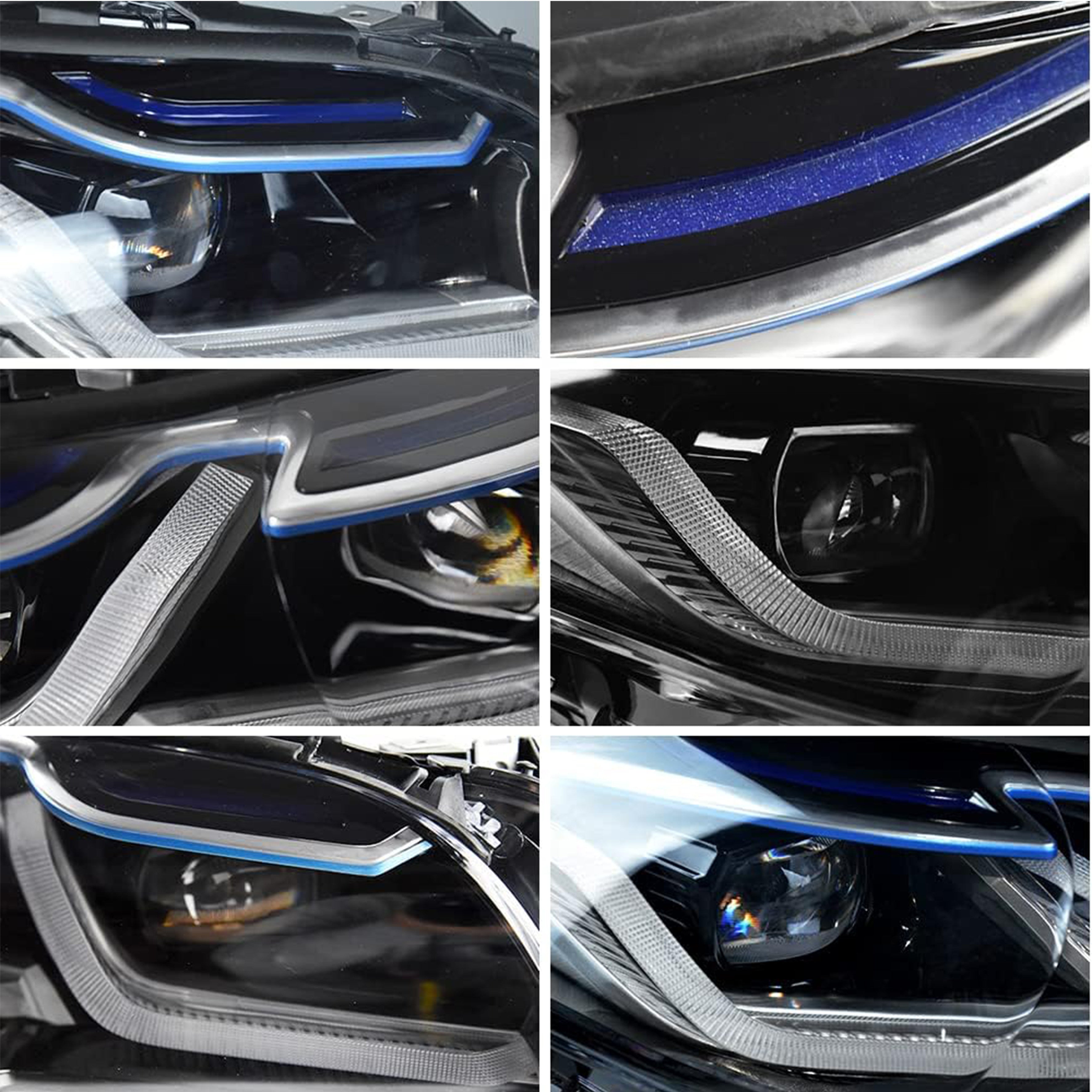 LED Headlight Assembly For 2010 2013 BMW 5 Series F10 F18 Driver Passenger Pair