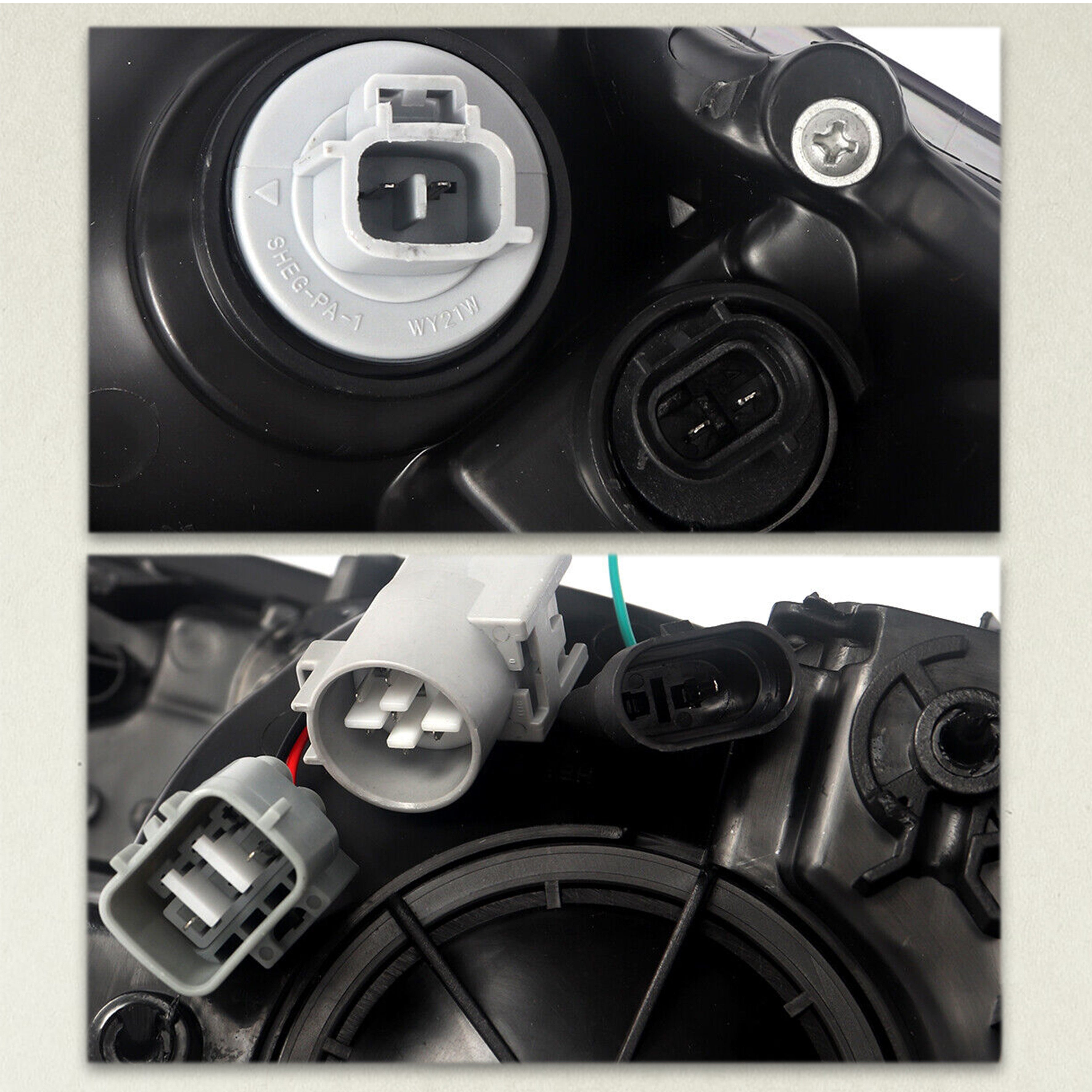 LED Headlight Assembly For 2007 2012 Lexus ES350 ES240 Driver Passenger Pair 2Pc