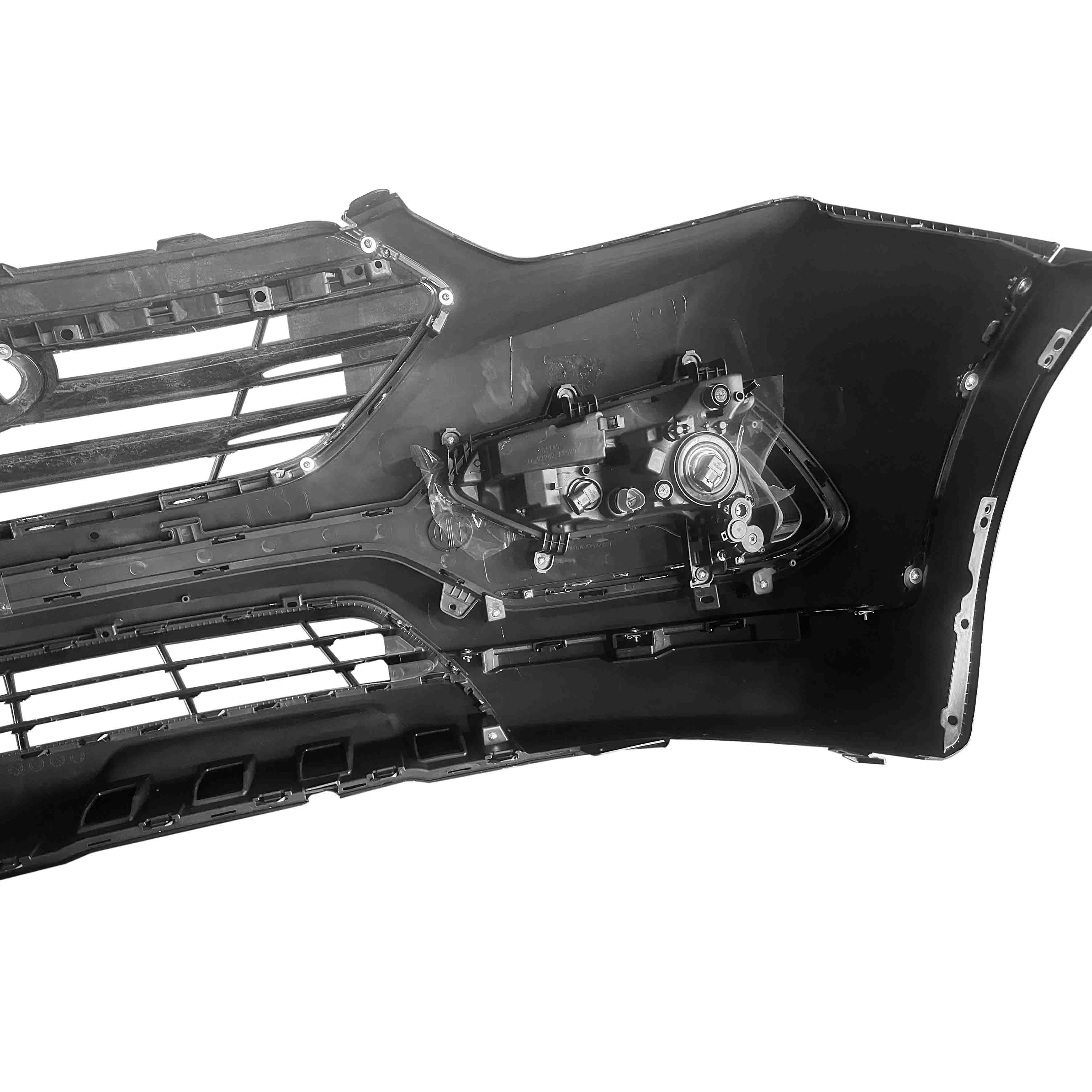 For 2017 2018 Hyundai Santa Fe Front Sport Bumper Cover w/ Grille & Fog Lamp