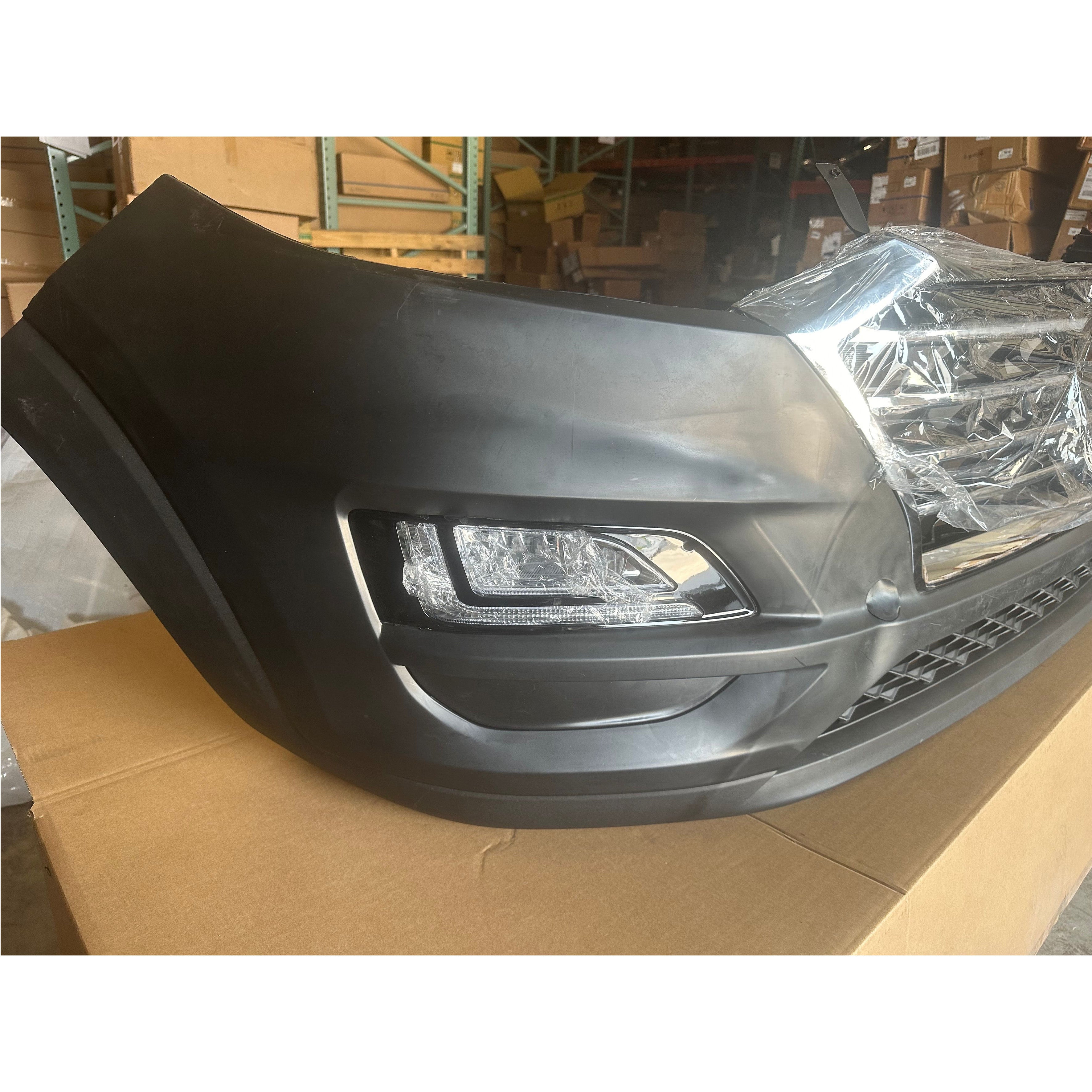 For 2019 2020 2021 Hyundai Tucson Front Bumper Cover Complete Assembly Chromed Strips