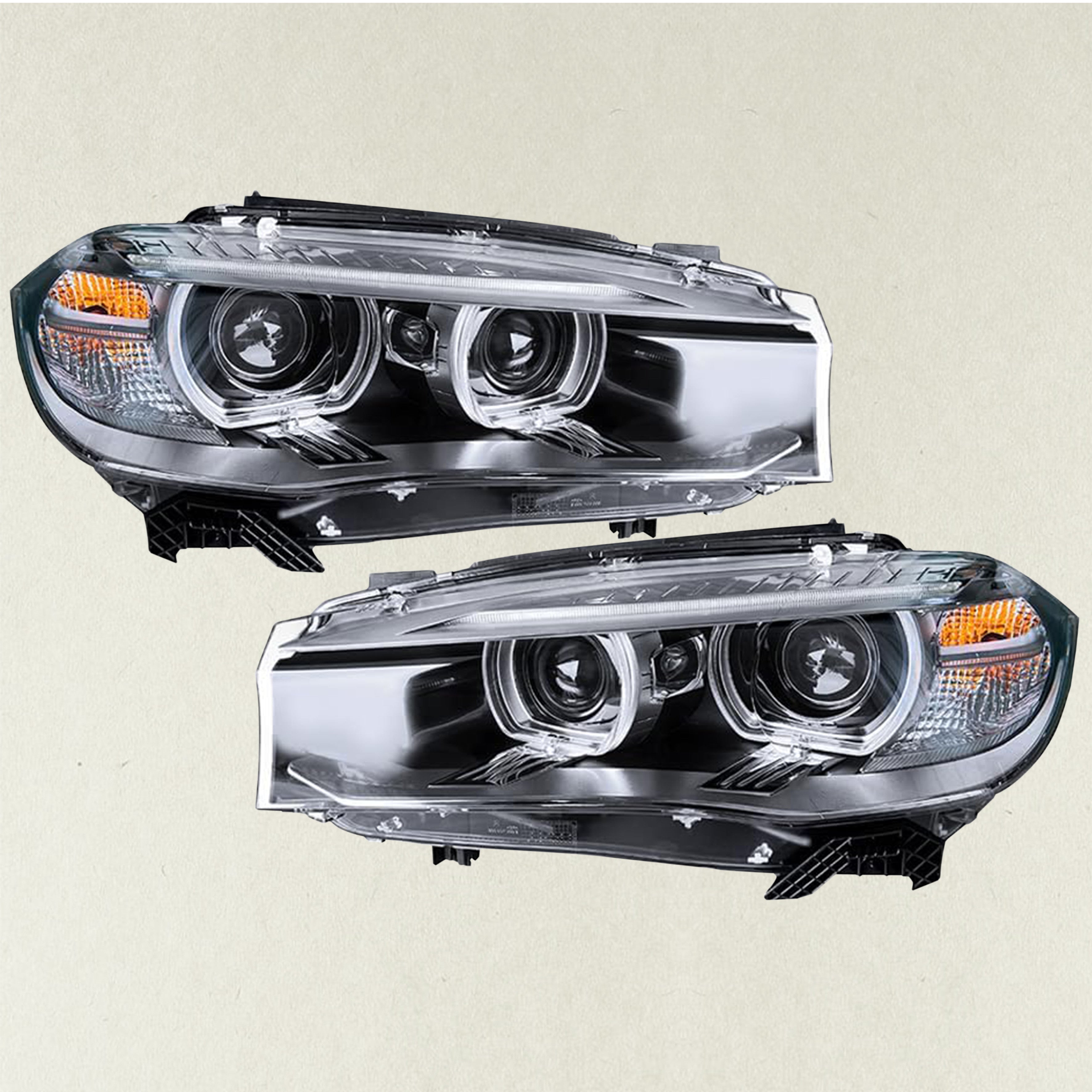 Fits 2014 2015 2016 2017 2018 BMW X5 F15 F85 X6 F16 Xenon Headlight w/AFS Assembly Left Right Driver Passenger 2Pcs Pair Set