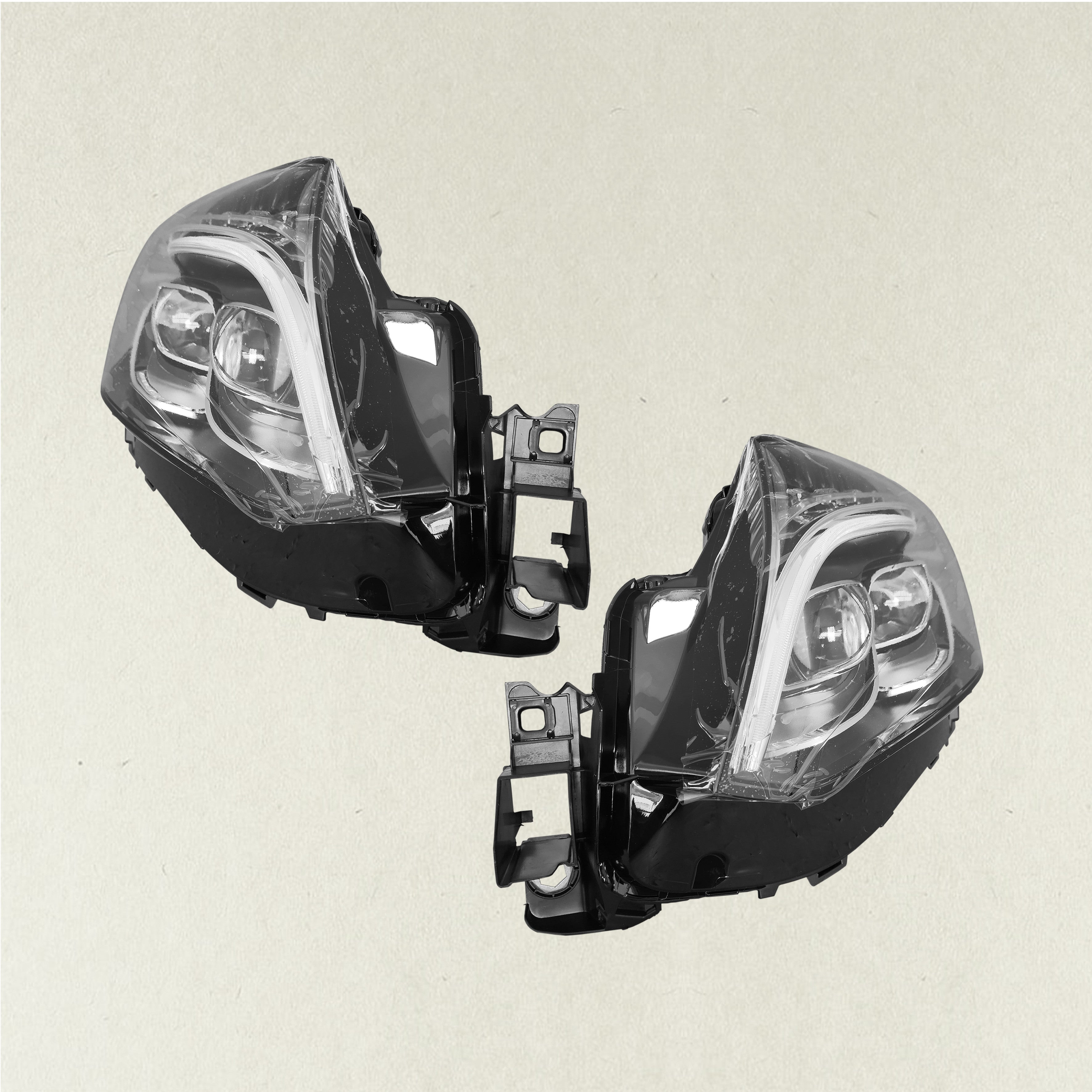 HID Headlight For 2017 2018 2019 Mercedes GLS166 450 550 63 Driver Passenger Pair Set 2Pcs