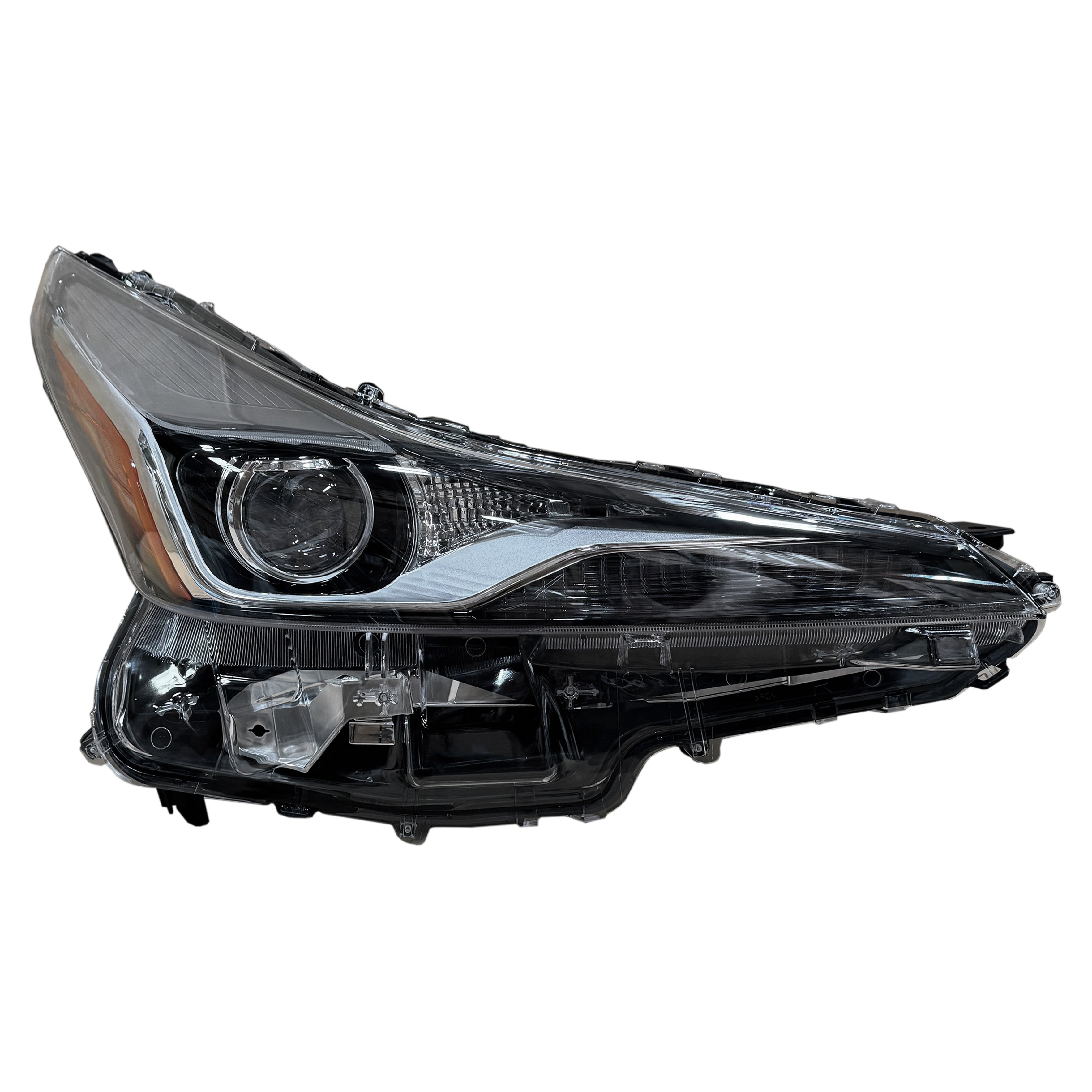 For 2019 2020 2021 2022 Toyota Prius LED Headlight Chrome Crystal Assembly Right Passenger RH 8114047870