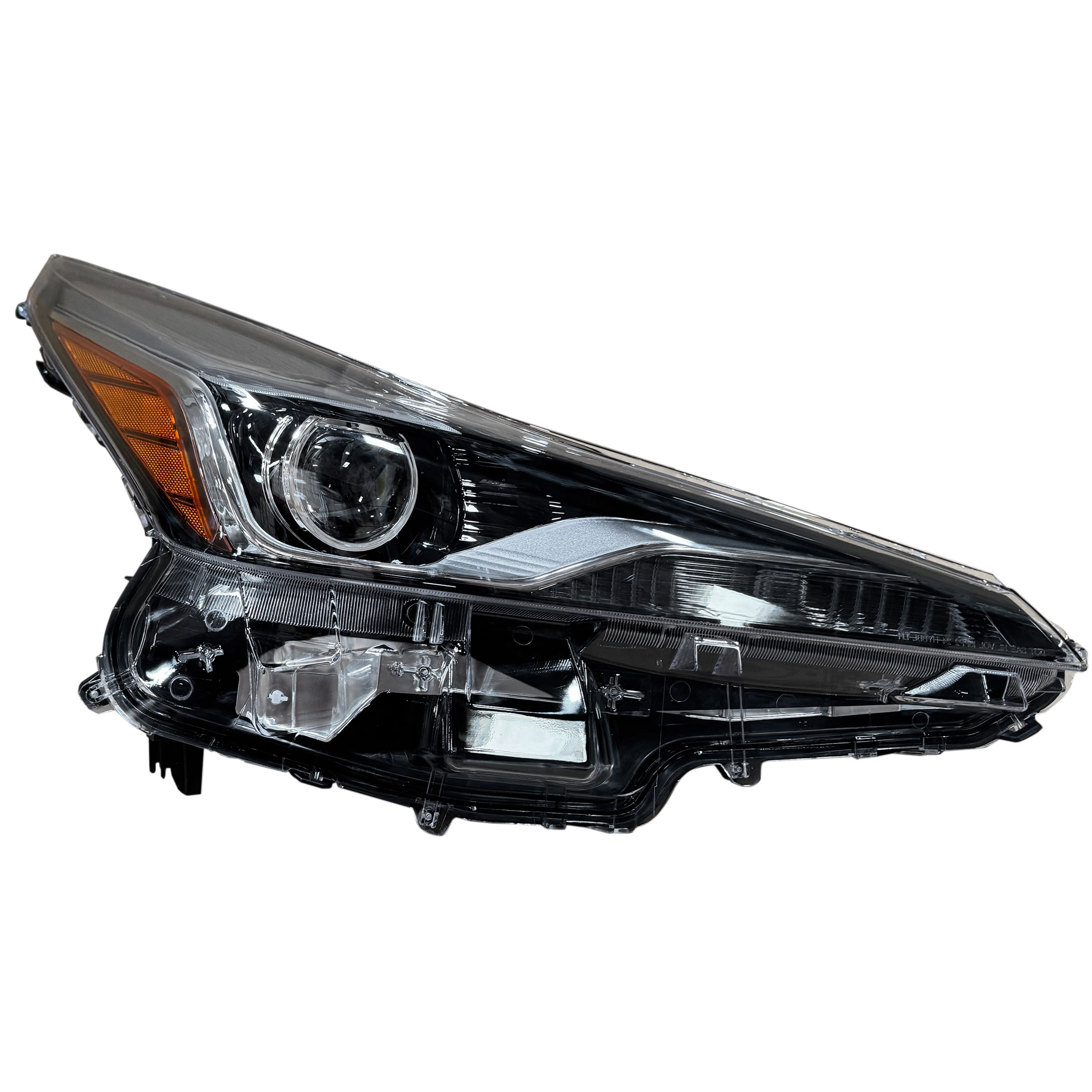 For 2019 2020 2021 2022 Toyota Prius LED Headlight Chrome Crystal w/Fog Light Assembly Right Passenger RH 8107047A00